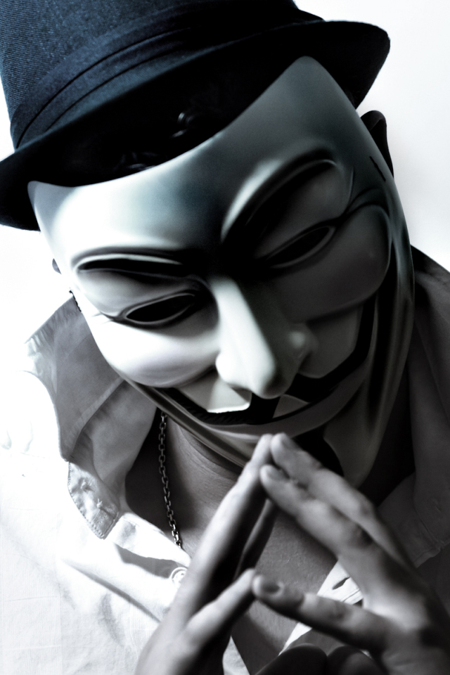 Download mobile wallpaper Technology, Anonymous for free.