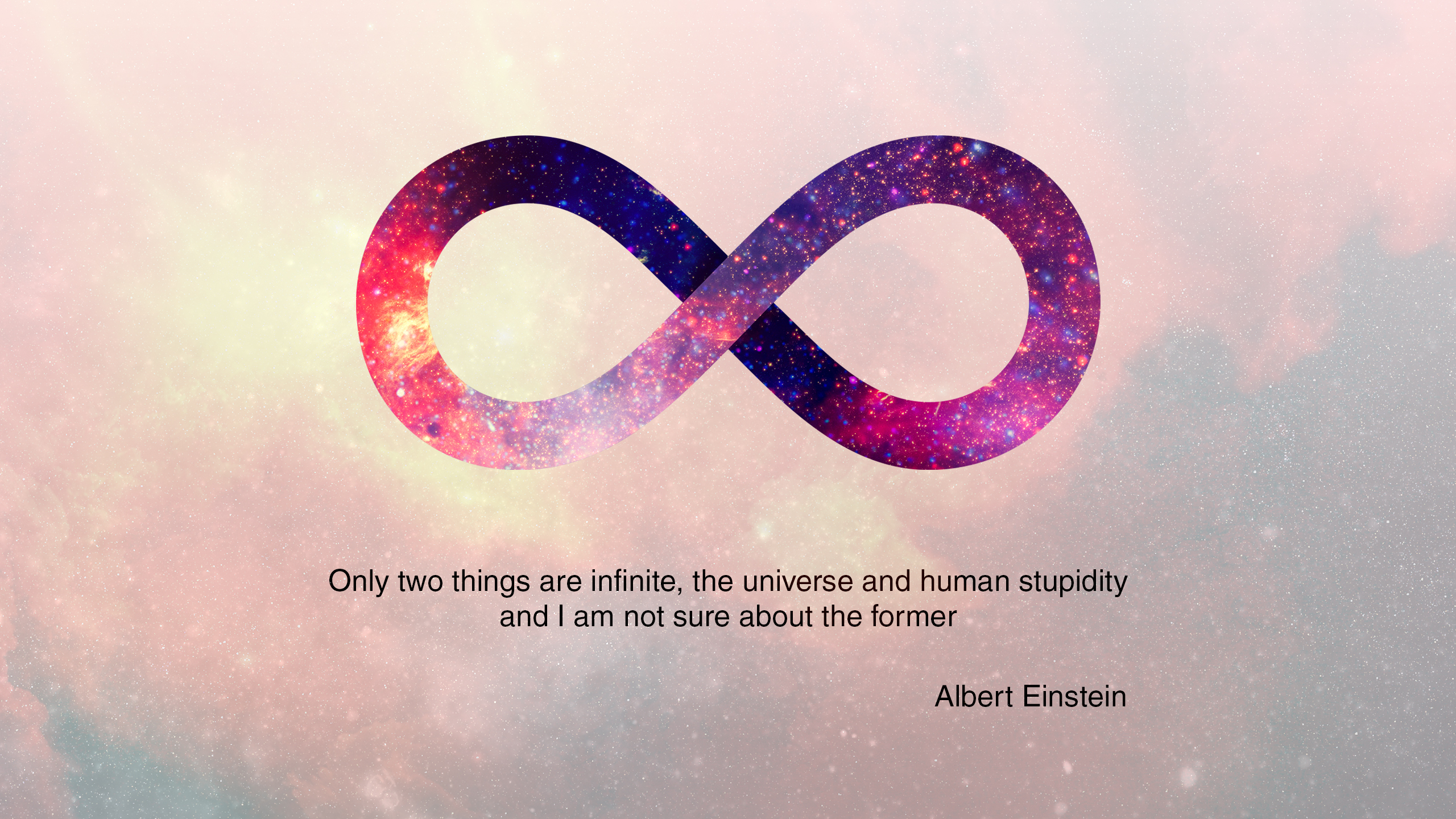 729791 скачать картинку наука, космос, разное, бесконечность, цитировать, альберт эйнштейн, символ - обои и заставки бесплатно