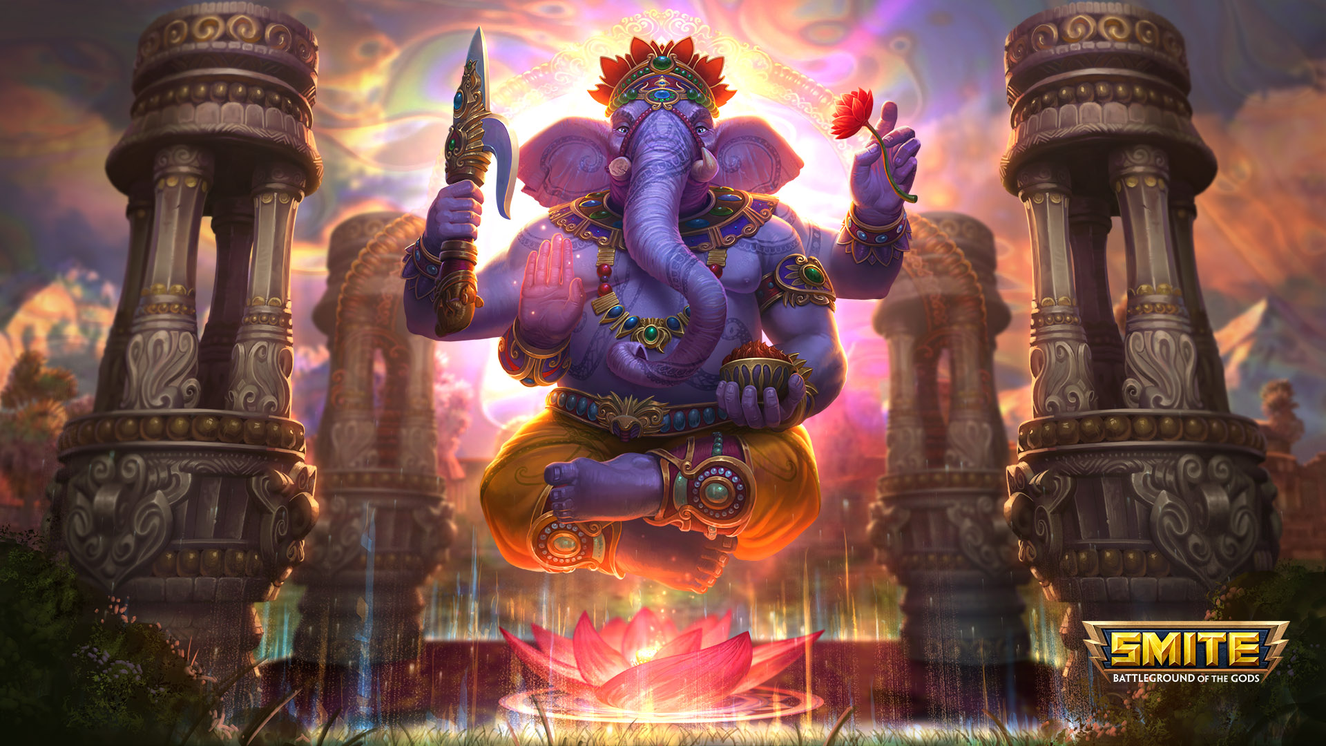 Baixar papéis de parede de desktop Ganesha (Smite) HD