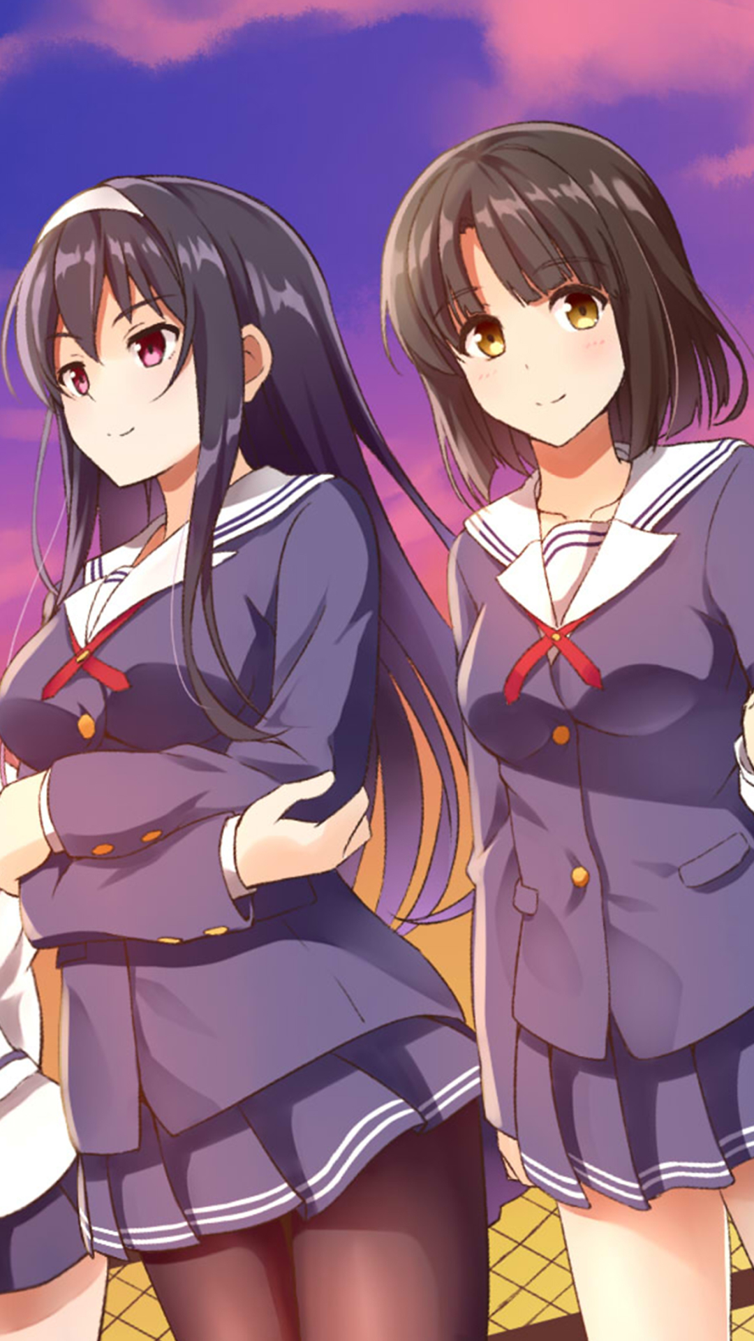 Download mobile wallpaper Anime, Saekano: How To Raise A Boring Girlfriend, Megumi Katō, Utaha Kasumigaoka for free.