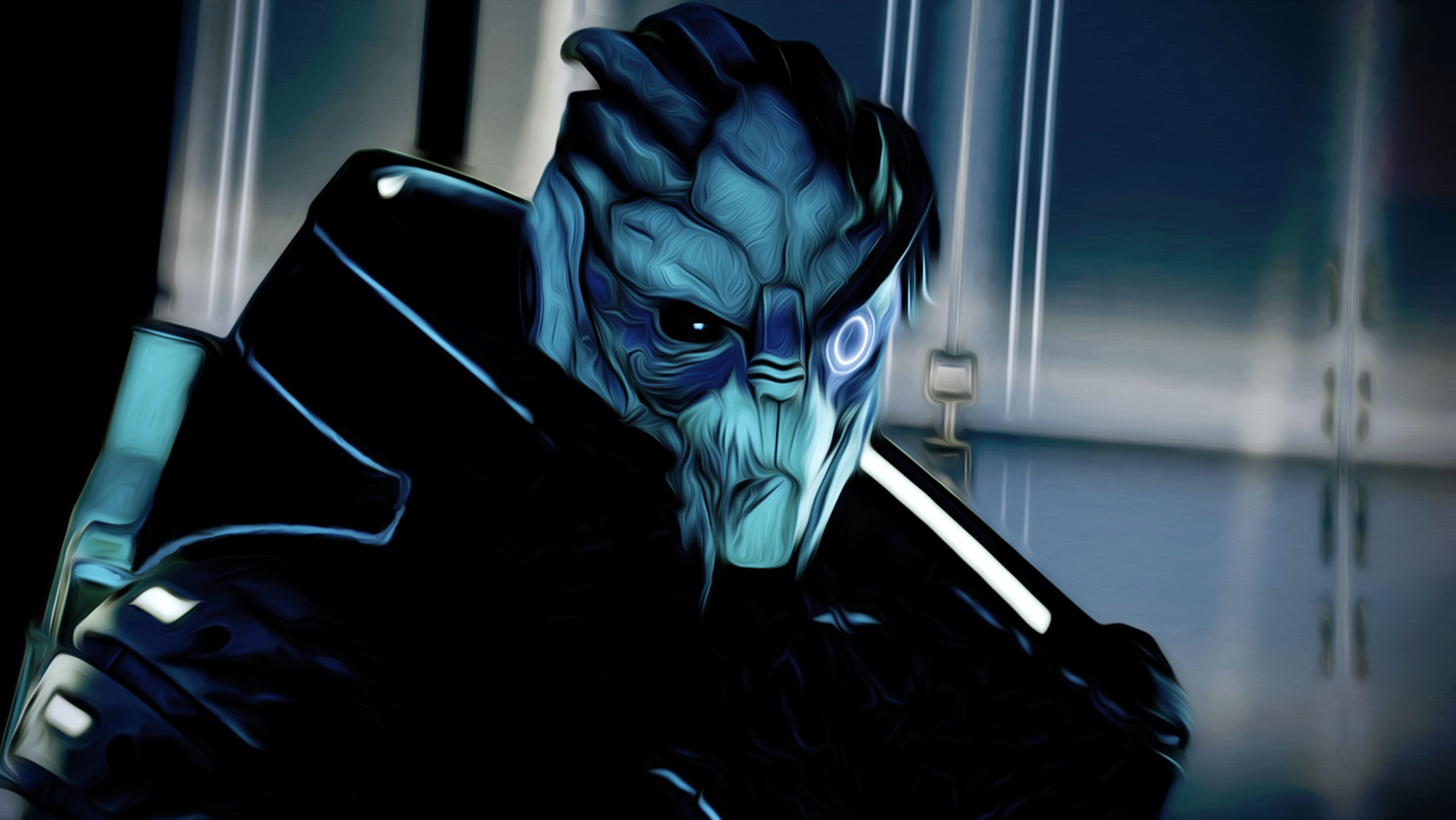 Baixar papel de parede para celular de Garrus Vakarian, Mass Effect 2, Mass Effect, Videogame gratuito.