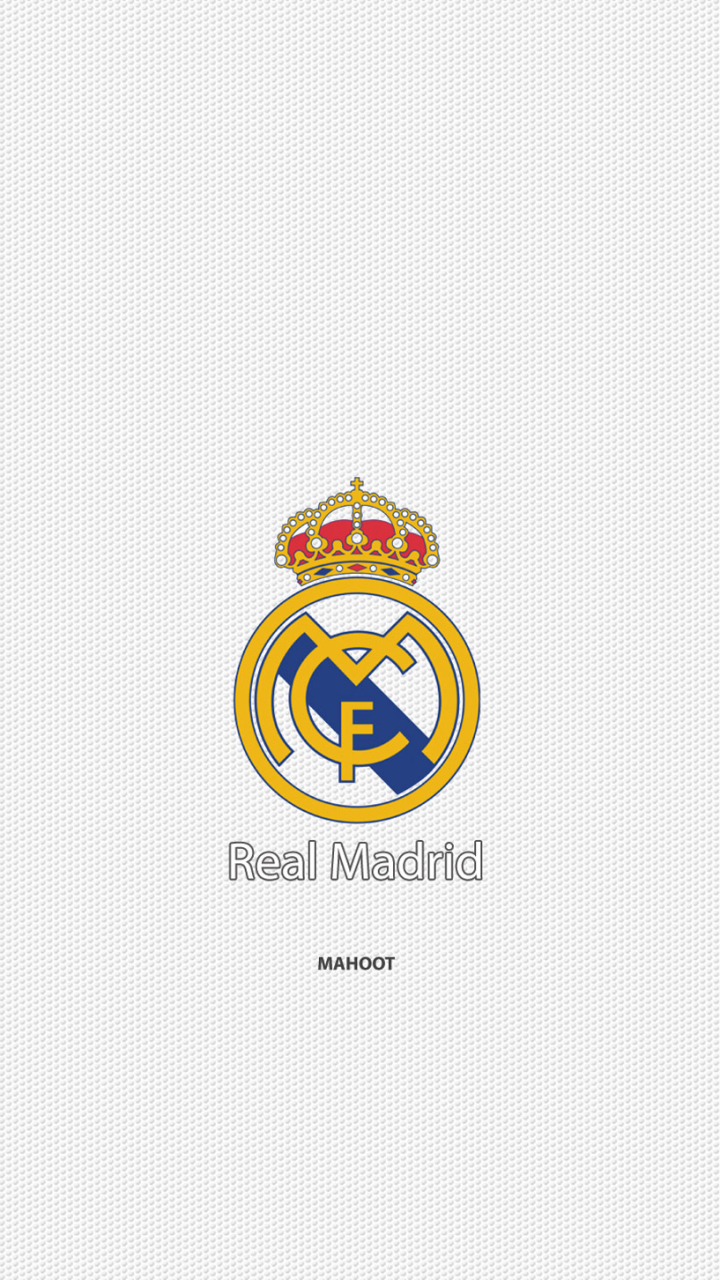 Handy-Wallpaper Sport, Fußball, Logo, Emblem, Real Madrid C F kostenlos herunterladen.