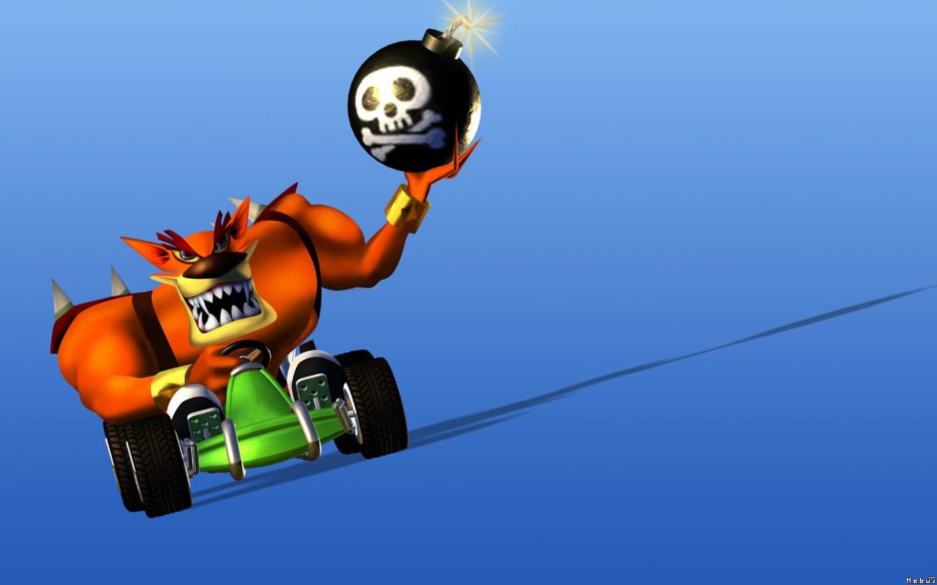 Laden Sie das Computerspiele, Crash Bandicoot, Winziger Tiger (Crash Bandicoot)-Bild kostenlos auf Ihren PC-Desktop herunter