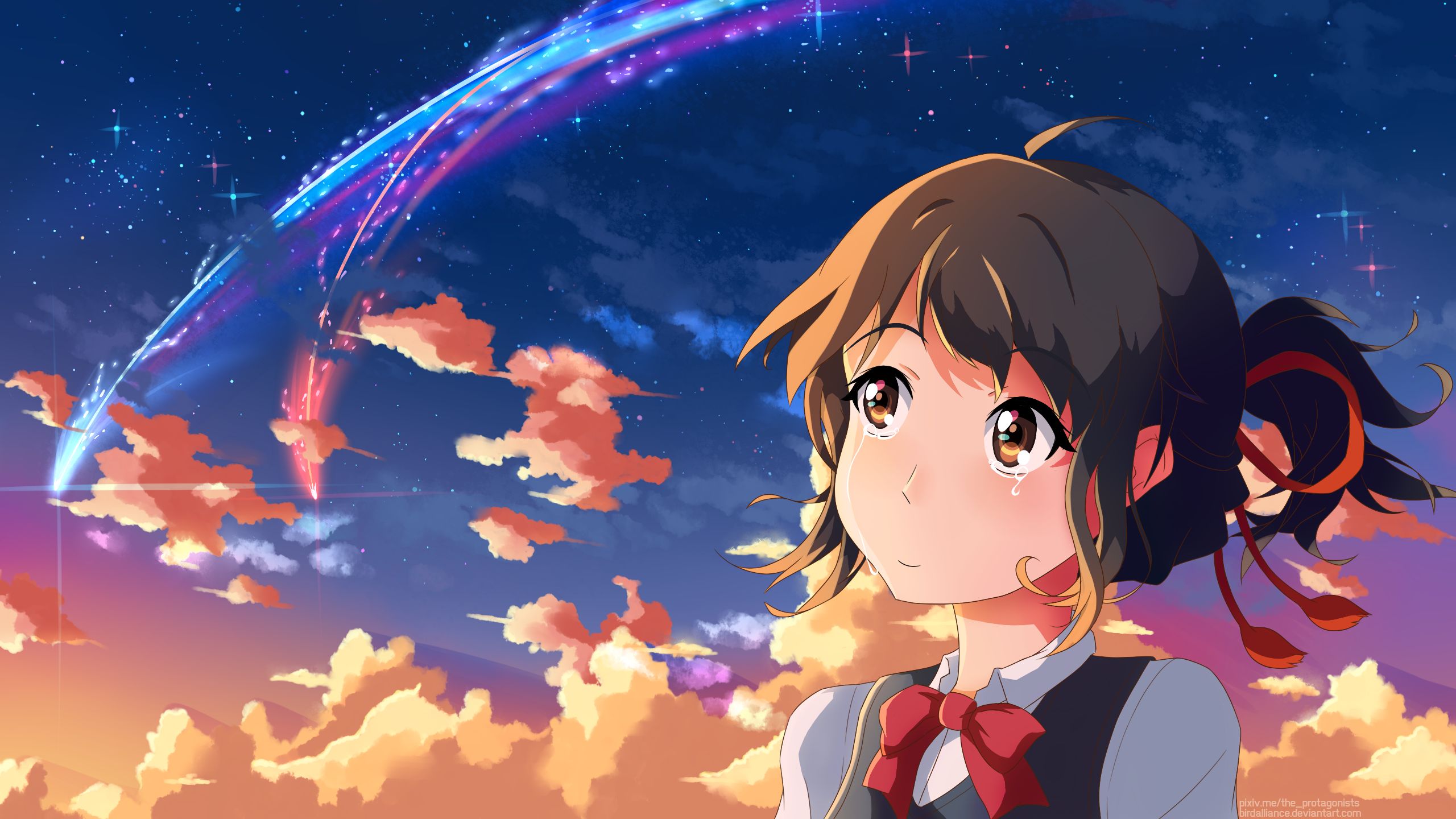 Free download wallpaper Anime, Your Name, Kimi No Na Wa, Mitsuha Miyamizu on your PC desktop