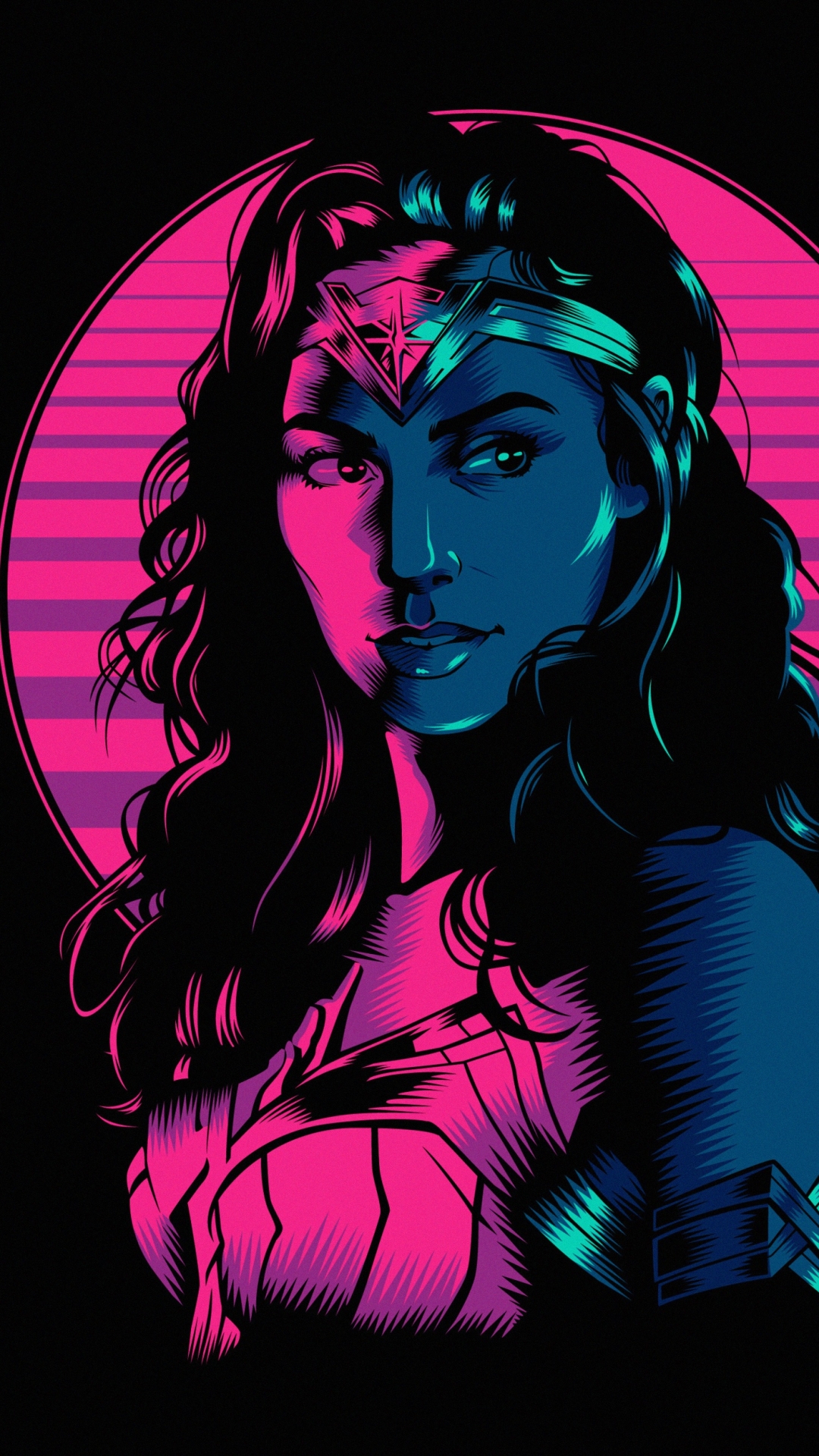 Download mobile wallpaper Movie, Minimalist, Dc Comics, Wonder Woman for free.