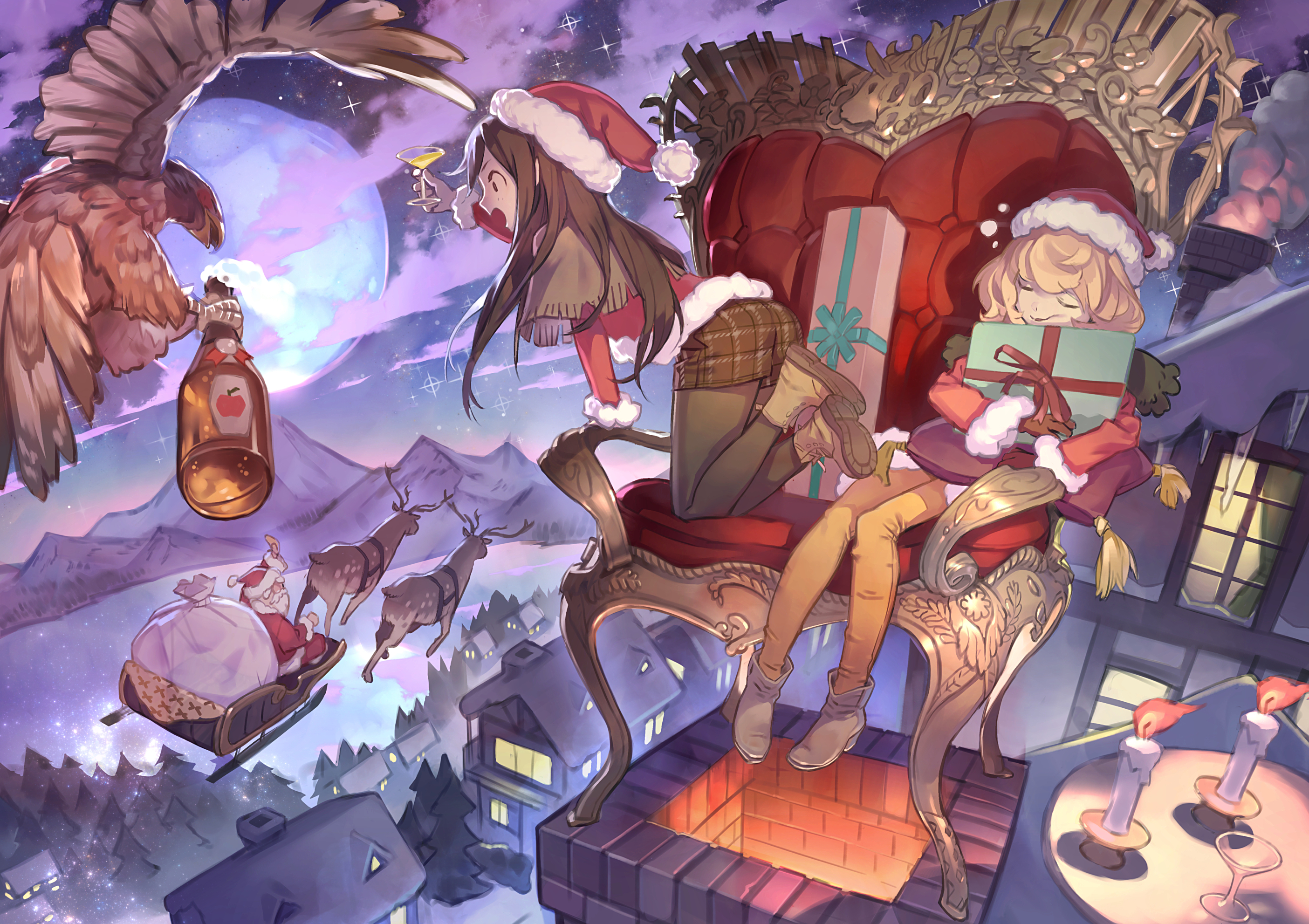 Baixe gratuitamente a imagem Anime, Natal na área de trabalho do seu PC