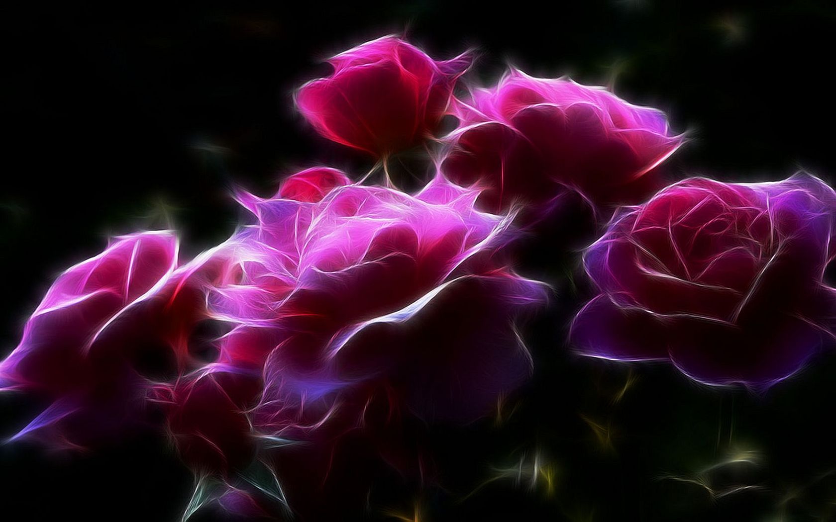 162018 descargar imagen flor, flores, rosa, artístico, fractales: fondos de pantalla y protectores de pantalla gratis
