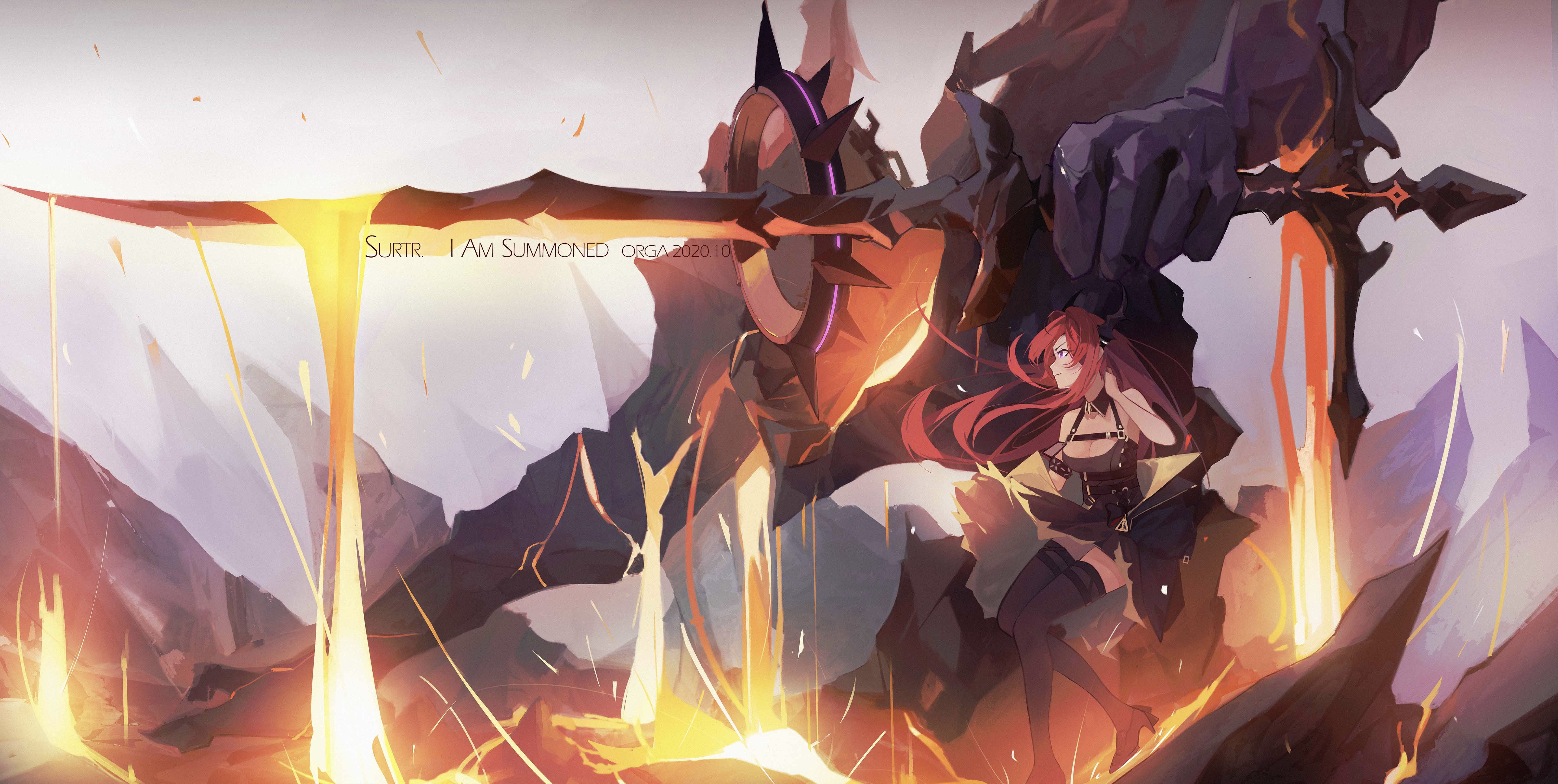 surtr (arknights), arknights, video game