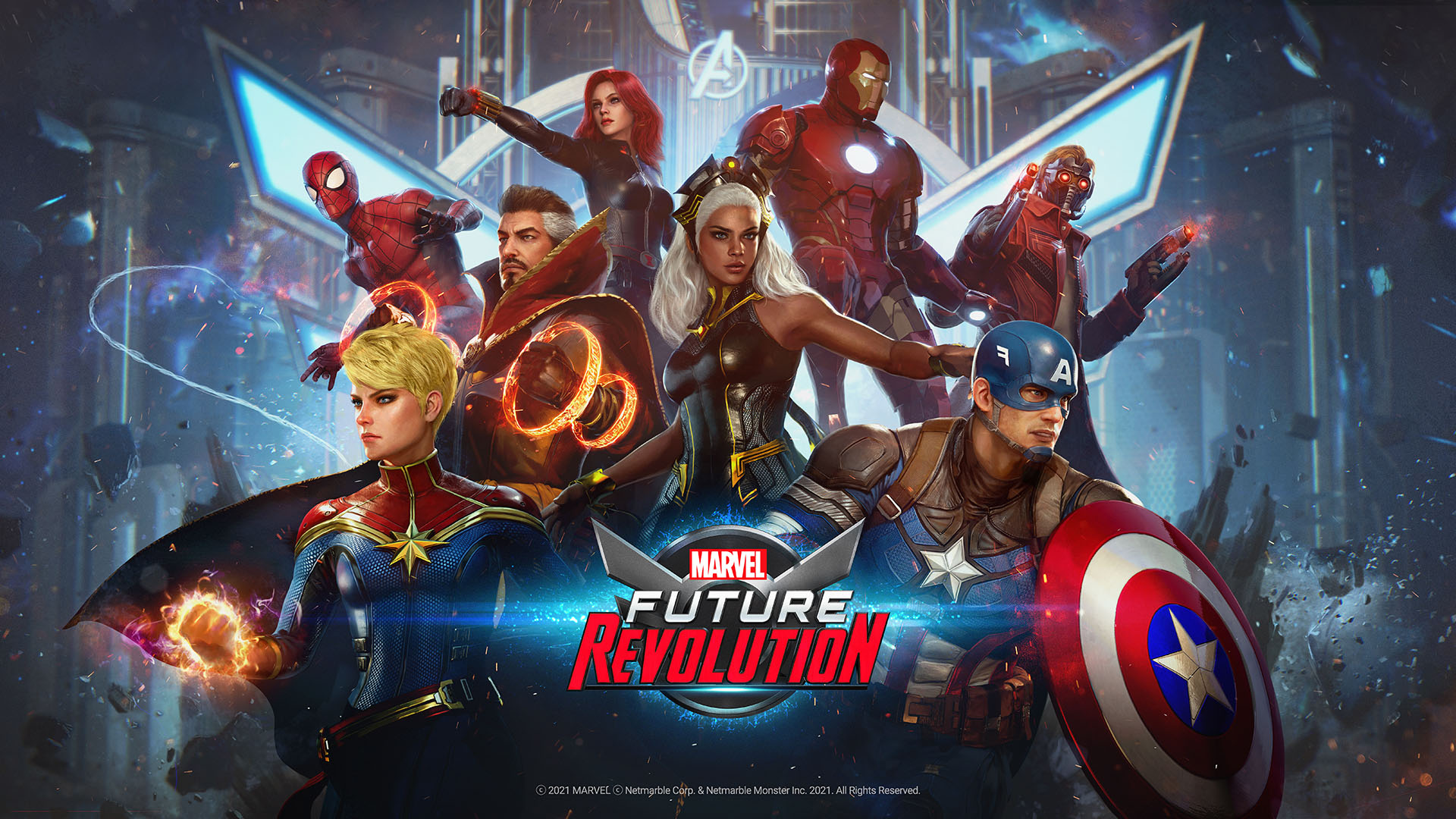 Популярні заставки і фони Майбутня Революція Marvel на комп'ютер