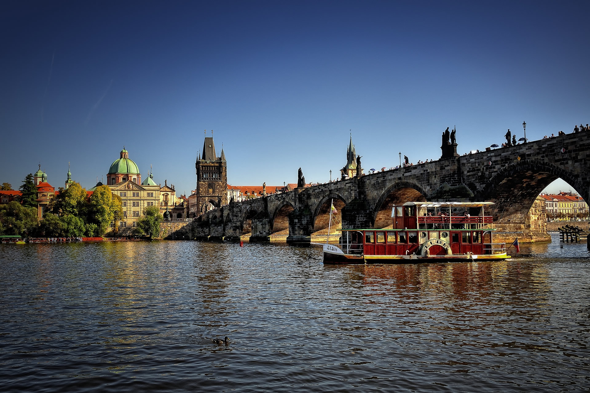 Descarga gratis la imagen Ríos, Ciudad, Praga, Ciudades, Puente, República Checa en el escritorio de tu PC