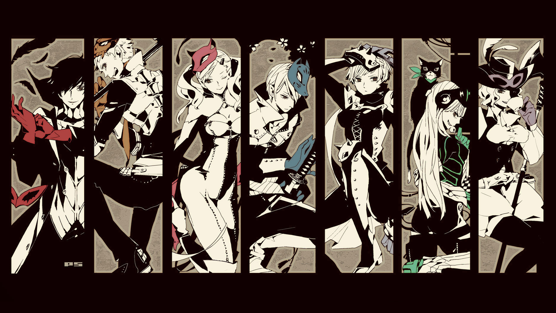 442549 baixar papel de parede videogame, persona 5, ann takamaki, futaba sakura, haru okumura, coringa (personagem), makoto niijima, morgana (personagem), ryuji sakamoto, yusuke kitagawa, persona - protetores de tela e imagens gratuitamente