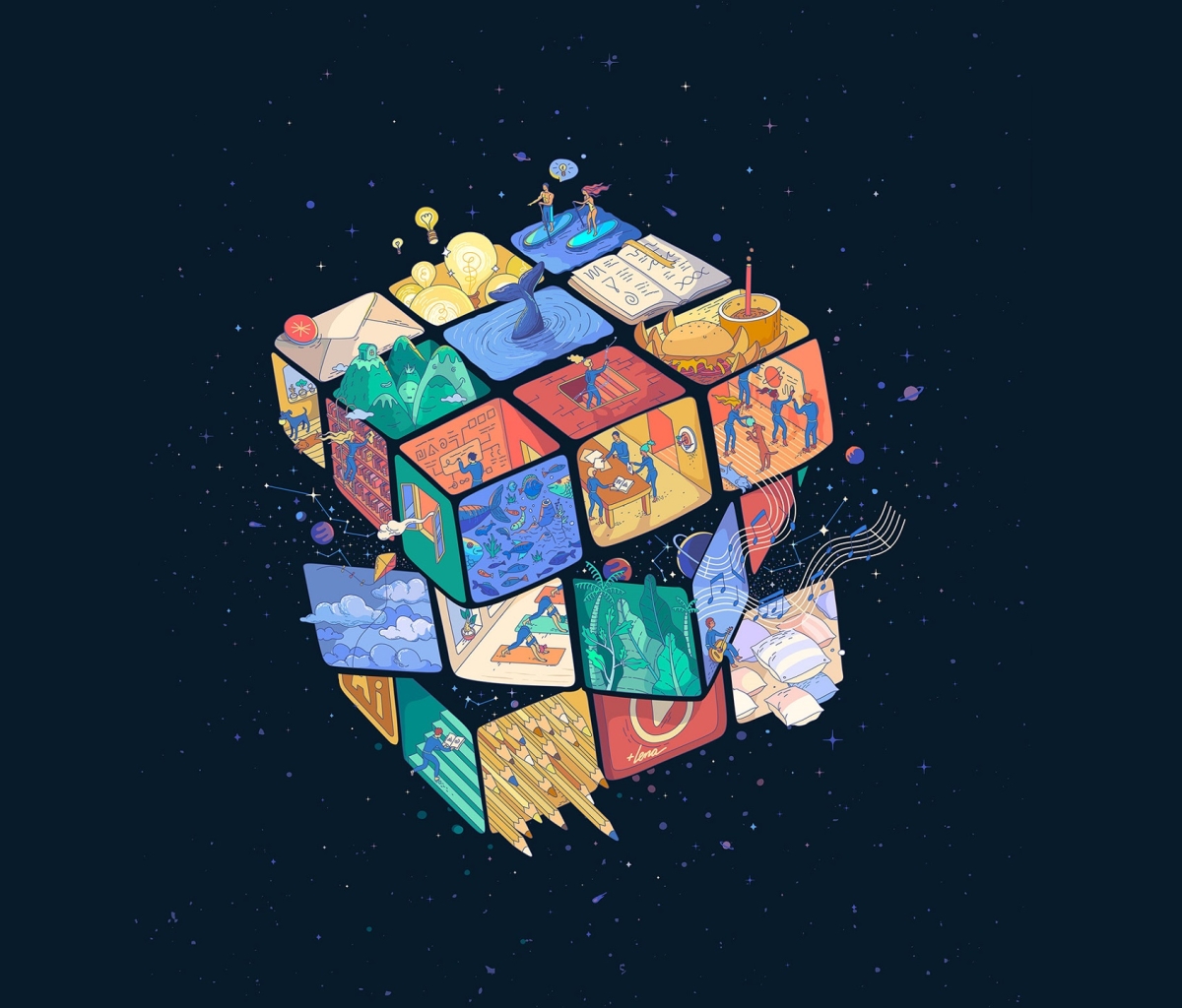 1366496 скачать картинку кубик рубик, игры - обои и заставки бесплатно