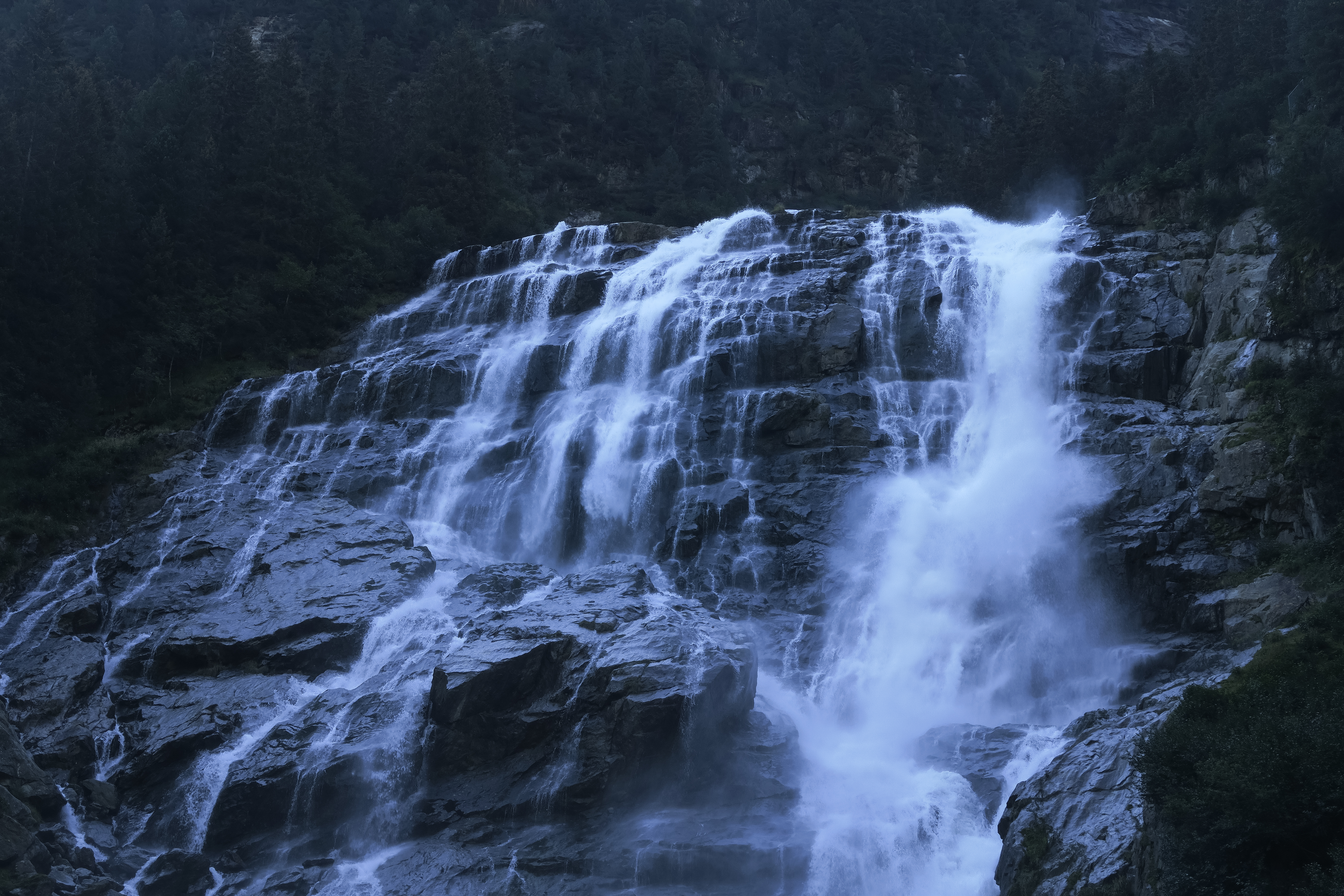 Free download wallpaper Water, Stones, Waterfall, Break, Precipice, Nature on your PC desktop