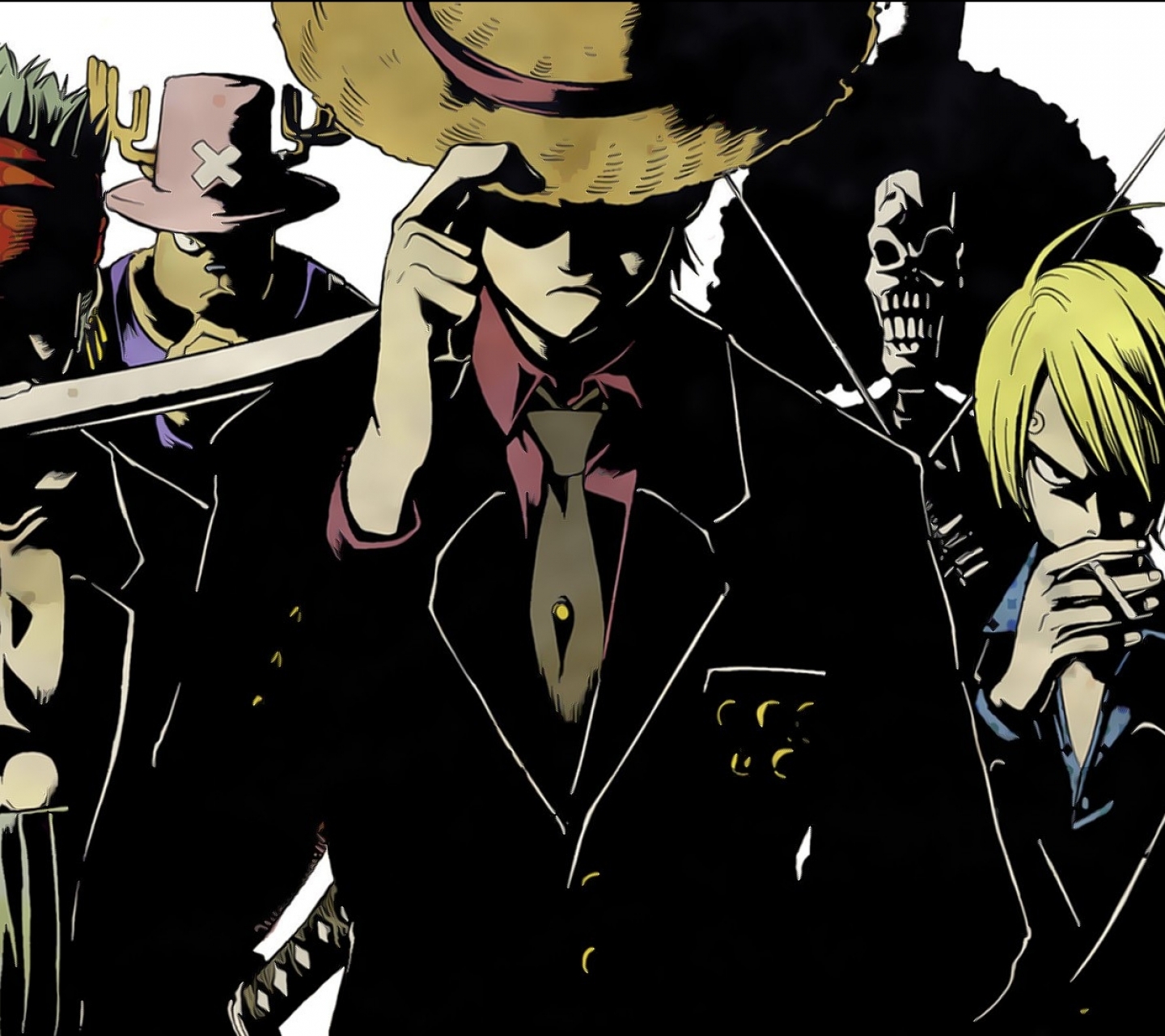 Download mobile wallpaper Anime, One Piece, Tony Tony Chopper, Usopp (One Piece), Roronoa Zoro, Monkey D Luffy, Sanji (One Piece), Brook (One Piece), Franky (One Piece) for free.