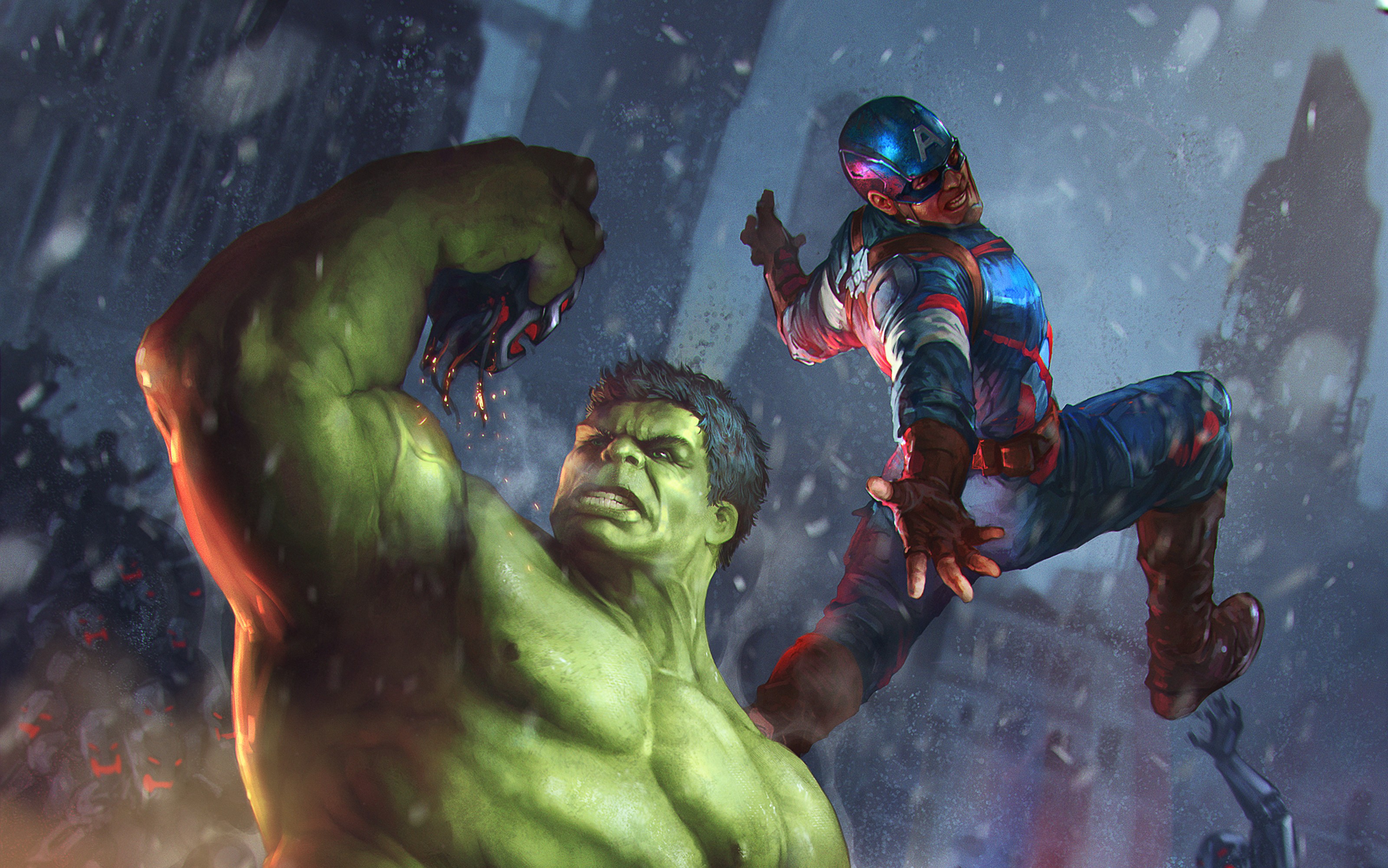 Laden Sie das Hulk, Comics, Kapitän Amerika, Marvel Comics-Bild kostenlos auf Ihren PC-Desktop herunter