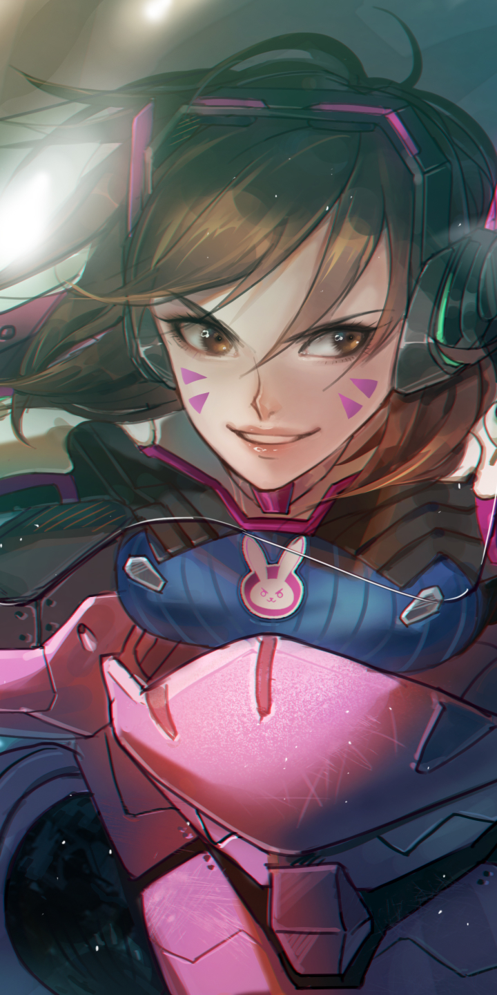 Descarga gratuita de fondo de pantalla para móvil de Overwatch, Videojuego, D Va (Supervisión).