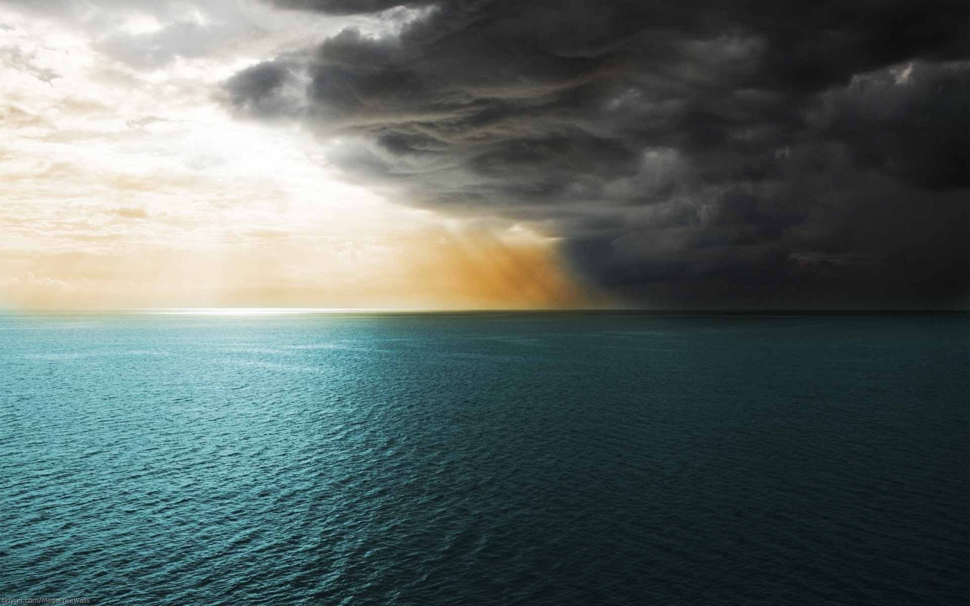 Free download wallpaper Horizon, Ocean, Earth, Cloud on your PC desktop