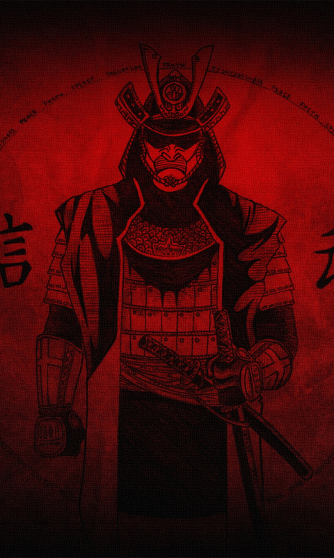 Handy-Wallpaper Fantasie, Samurai kostenlos herunterladen.