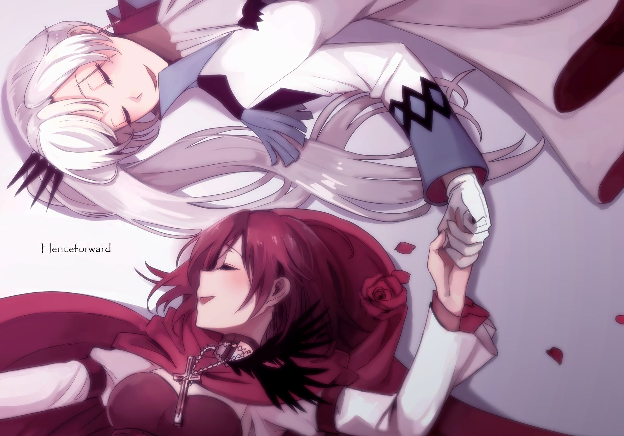 Download mobile wallpaper Anime, Rwby, Ruby Rose (Rwby), Weiss Schnee for free.