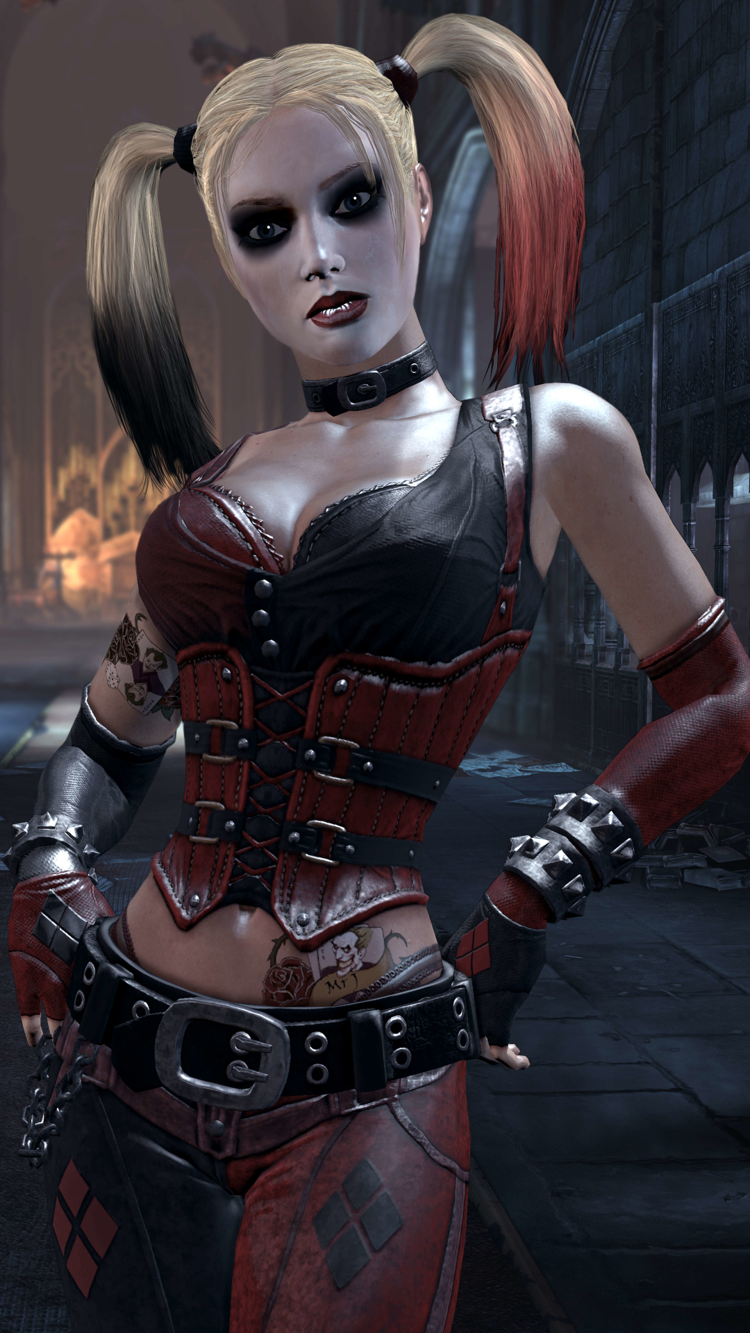 Descarga gratuita de fondo de pantalla para móvil de Videojuego, Harley Quinn, Hombre Murciélago, Batman: Arkham City.