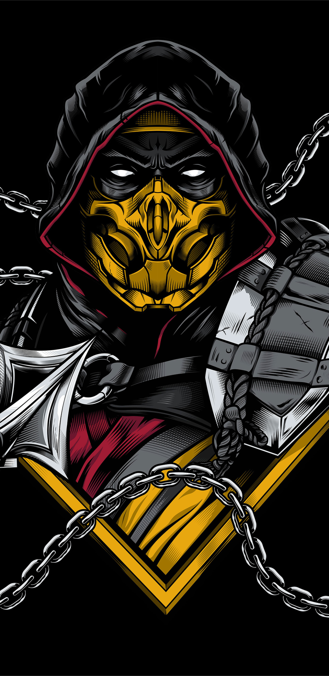 Handy-Wallpaper Mortal Kombat, Computerspiele, Skorpion (Mortal Kombat) kostenlos herunterladen.