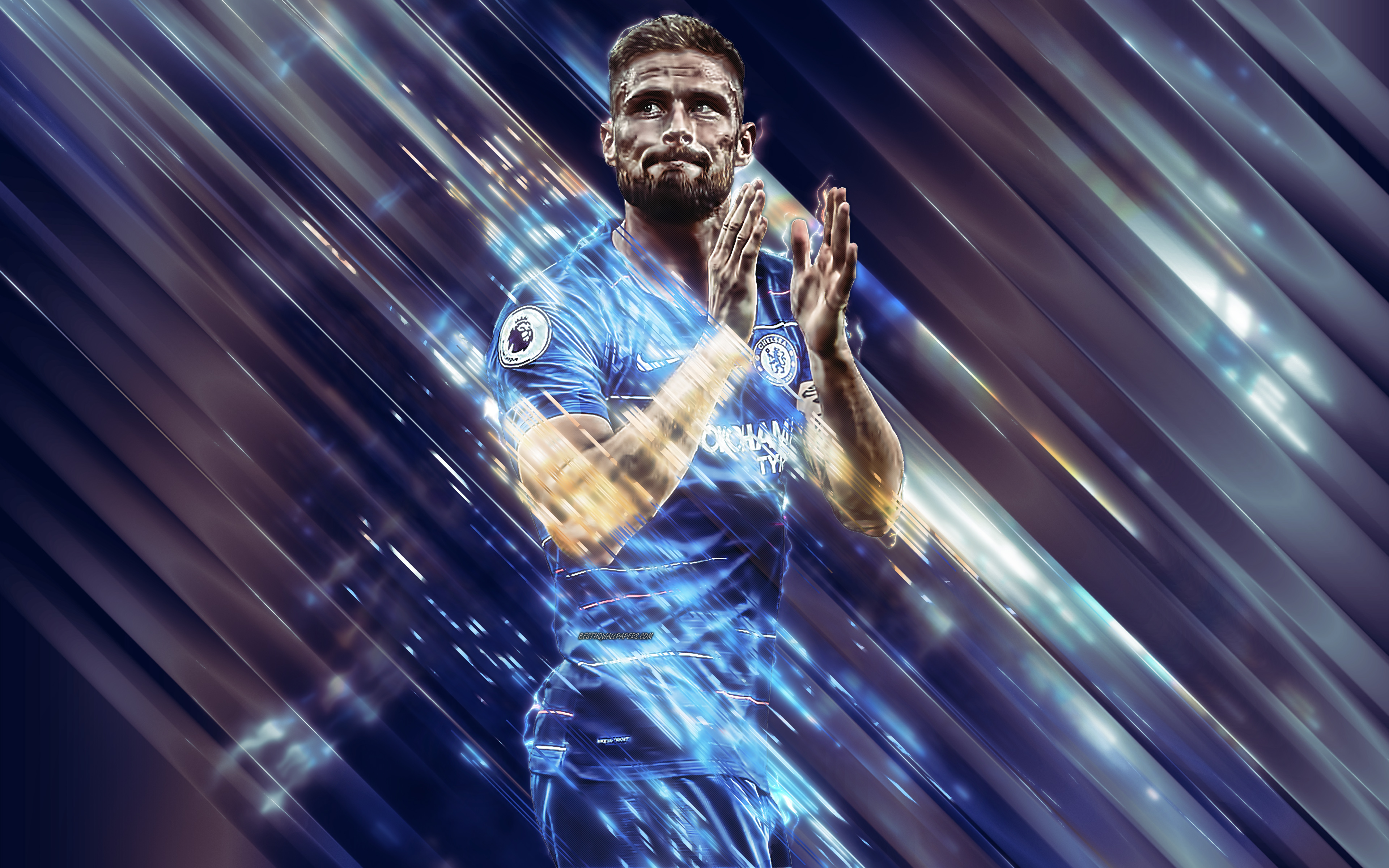 Free download wallpaper Sports, Soccer, French, Chelsea F C, Olivier Giroud on your PC desktop