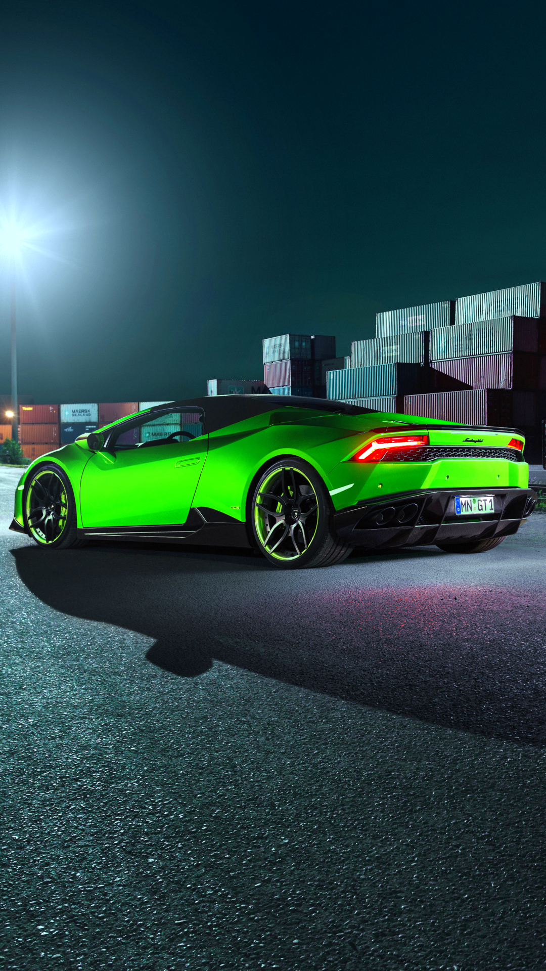 Download mobile wallpaper Lamborghini, Car, Supercar, Lamborghini Huracan, Vehicle, Vehicles, Green Car, Lamborghini Huracán for free.