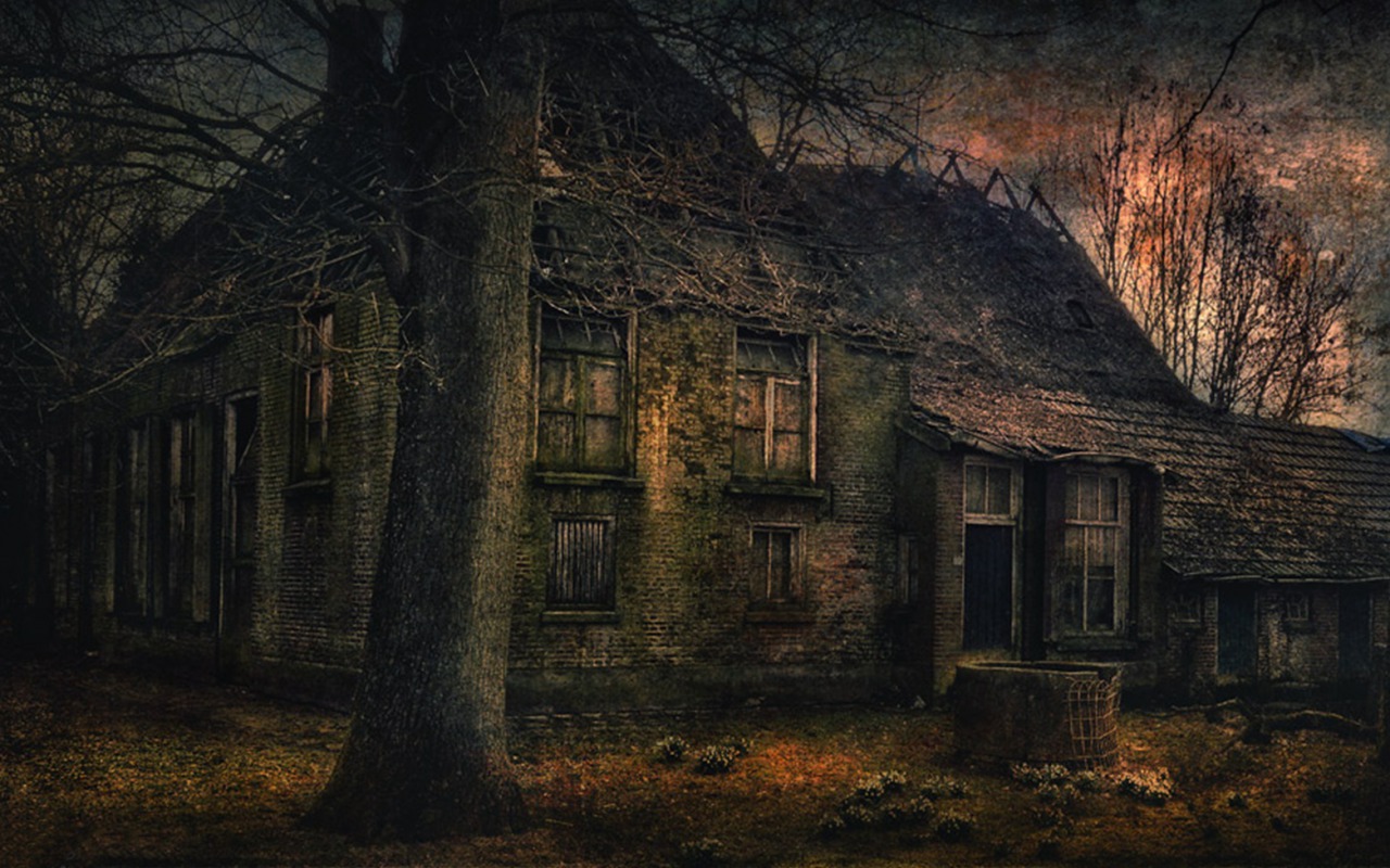 Free download wallpaper Dark, House on your PC desktop