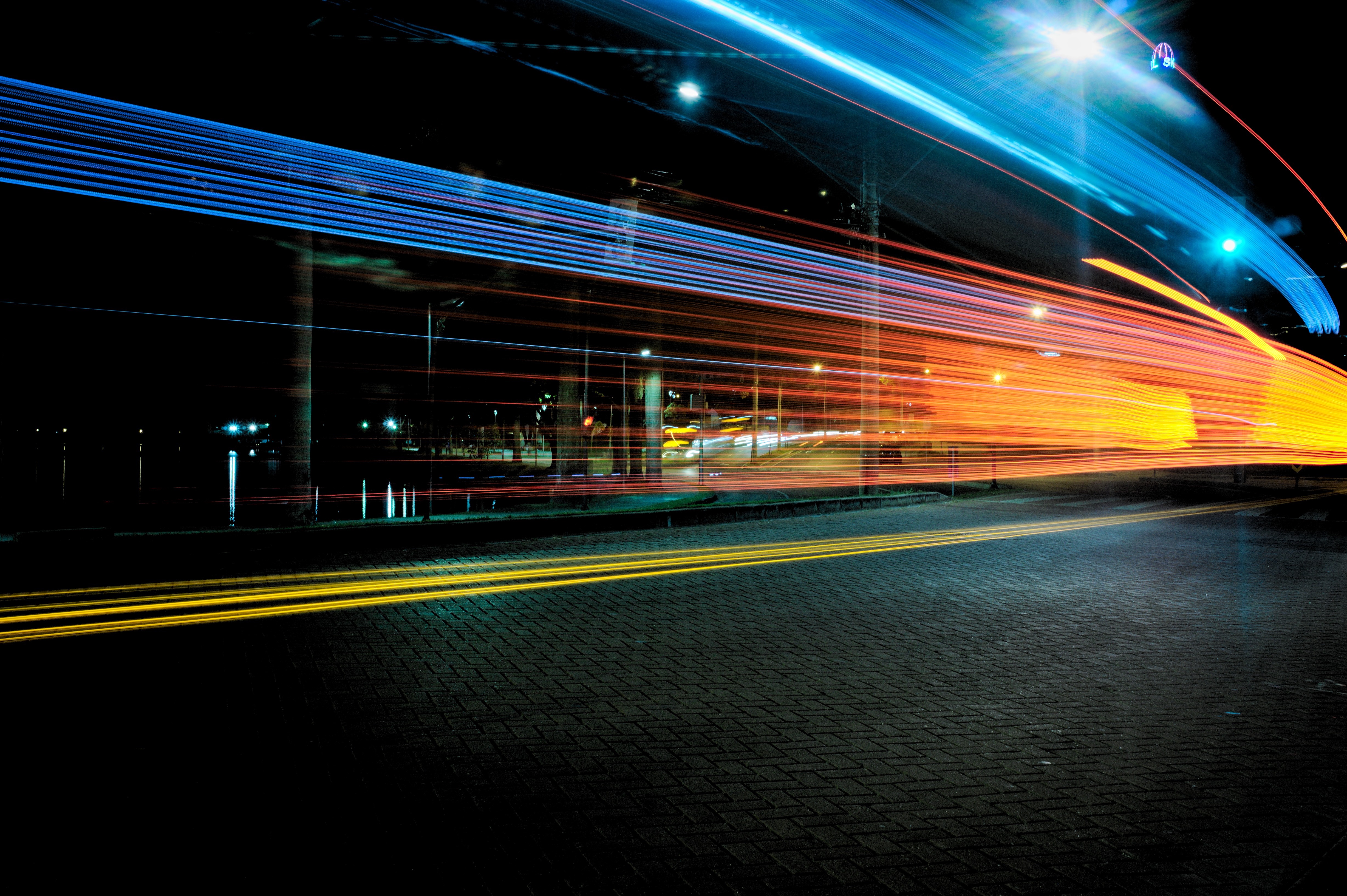 Download mobile wallpaper Traffic, Movement, City, Cities, Light, Shine for free.