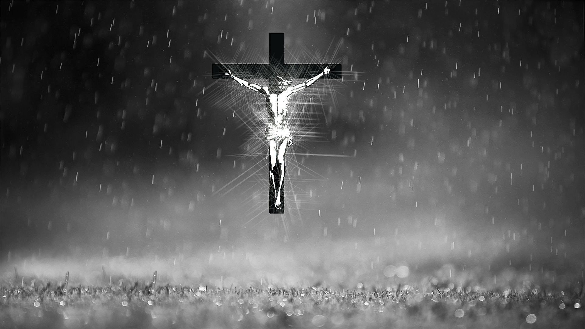 Laden Sie das Jesus, Schwarz Weiß, Kreuz, Religiös, Christian-Bild kostenlos auf Ihren PC-Desktop herunter