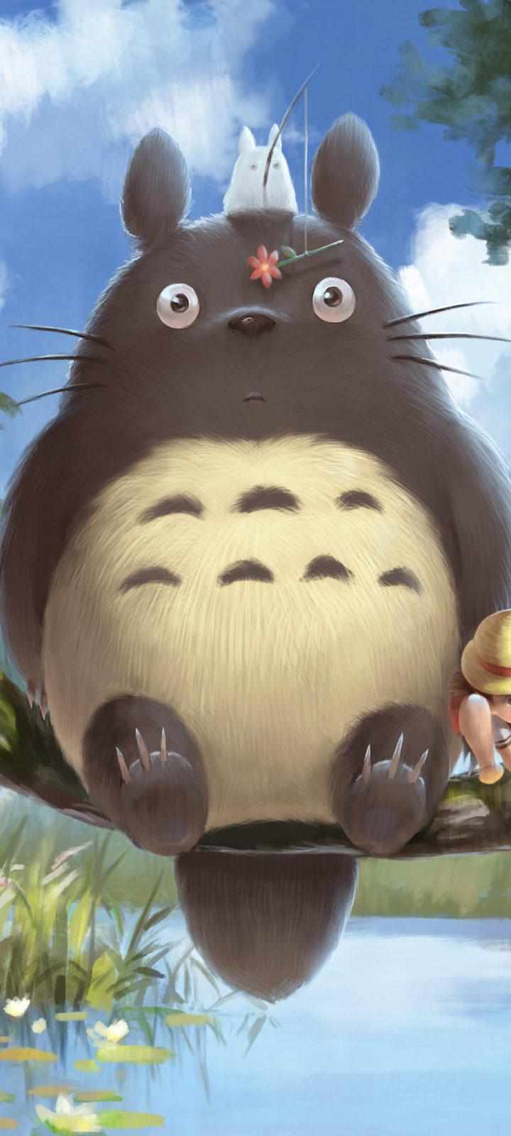 Download mobile wallpaper Anime, Mini Totoro (My Neighbor Totoro), Mei Kusakabe, Satsuki Kusakabe, Totoro (My Neighbor Totoro), My Neighbor Totoro for free.