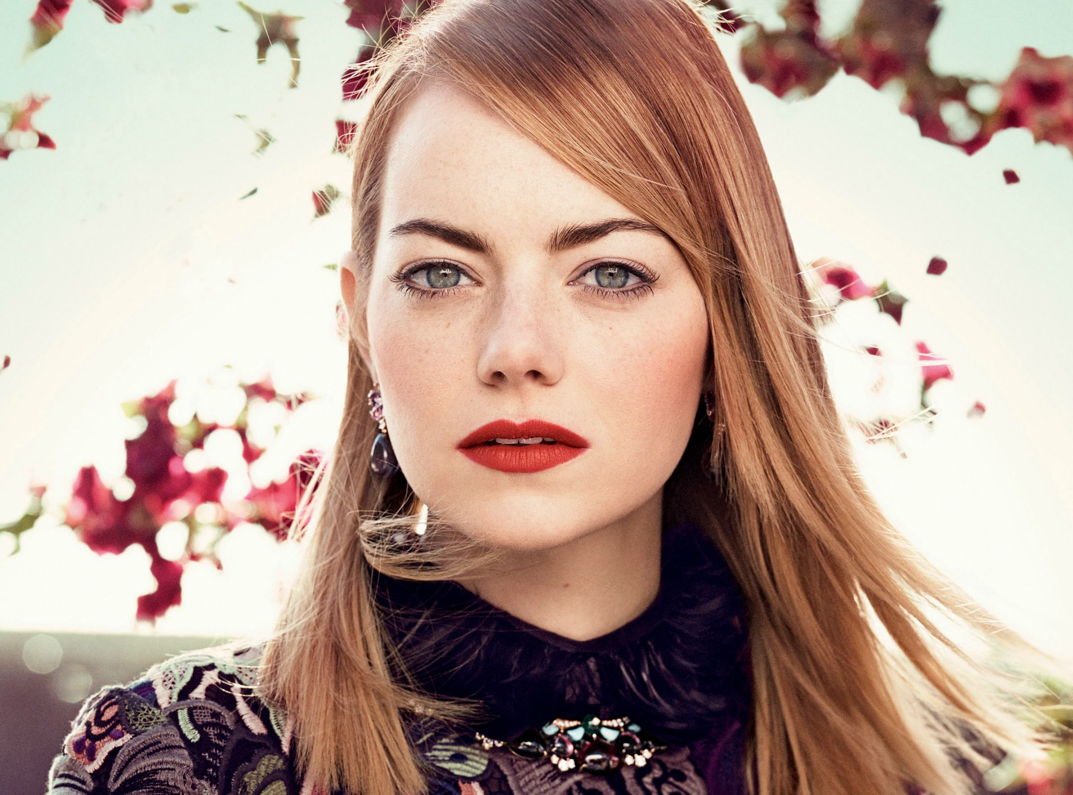 Download mobile wallpaper Emma Stone, Redhead, Green Eyes, American, Celebrity, Actress for free.