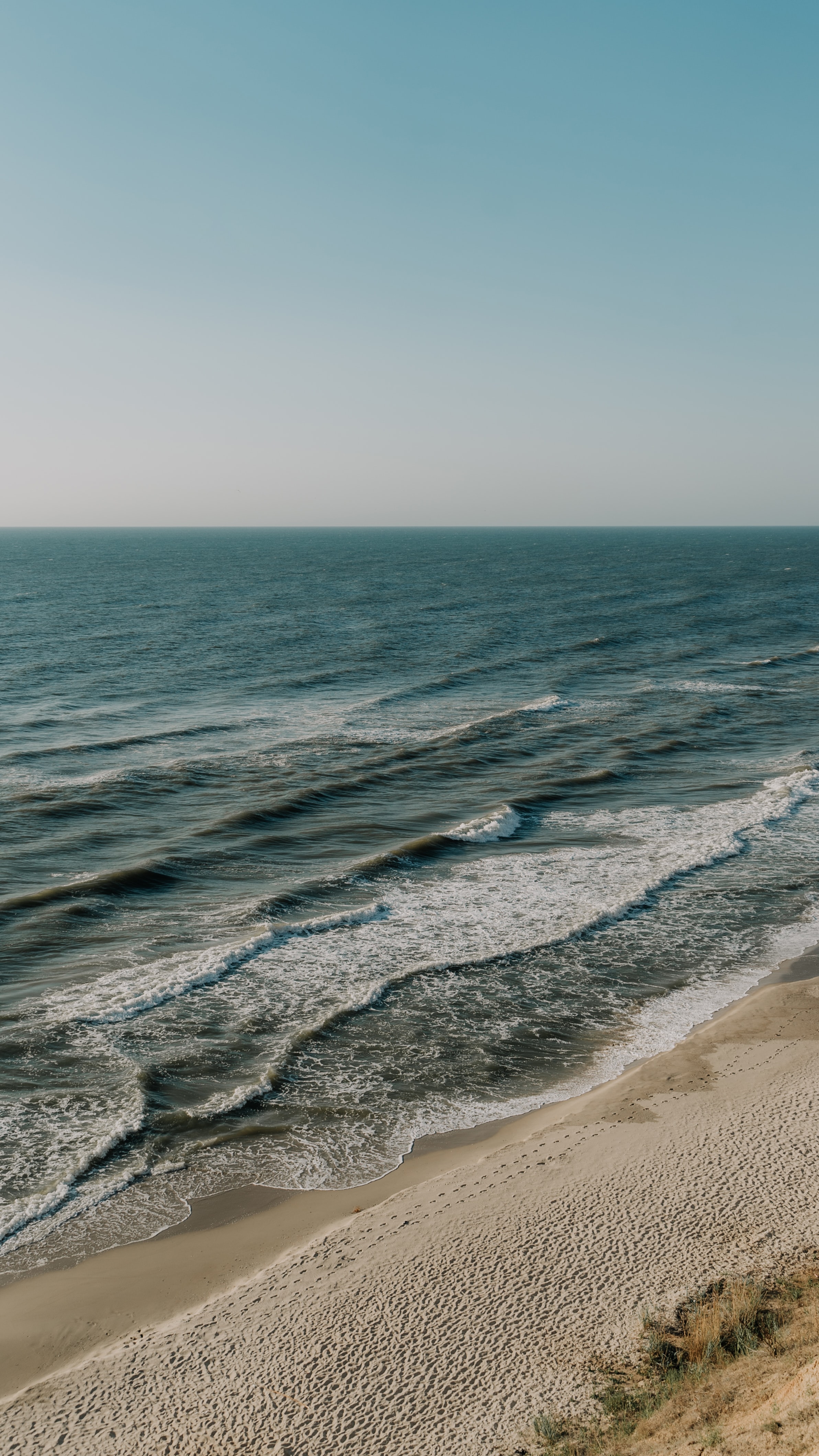 158017 descargar fondo de pantalla costa, mar, naturaleza, ondas, playa, horizonte: protectores de pantalla e imágenes gratis