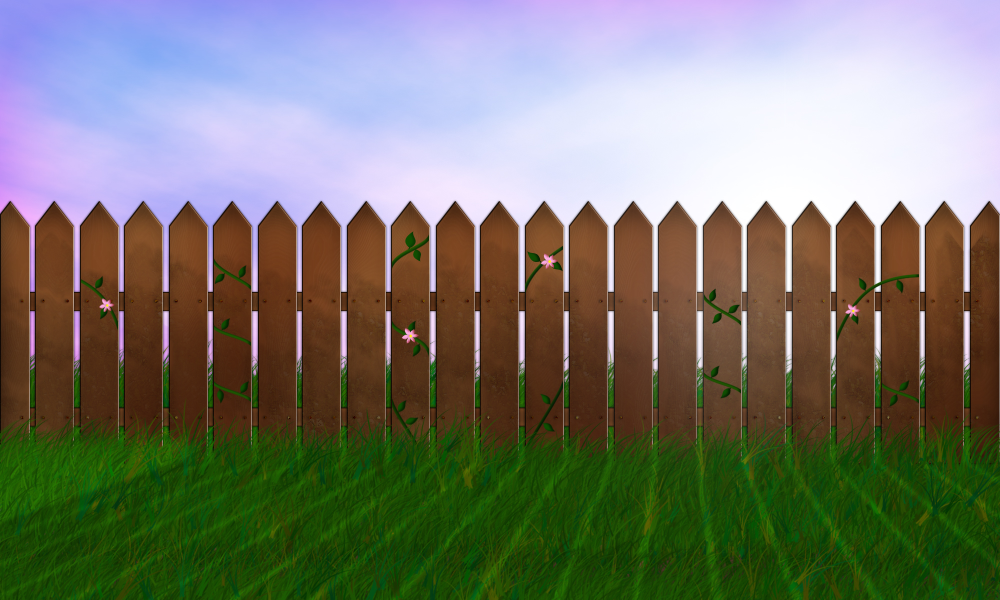 Free download wallpaper Fence, Artistic on your PC desktop