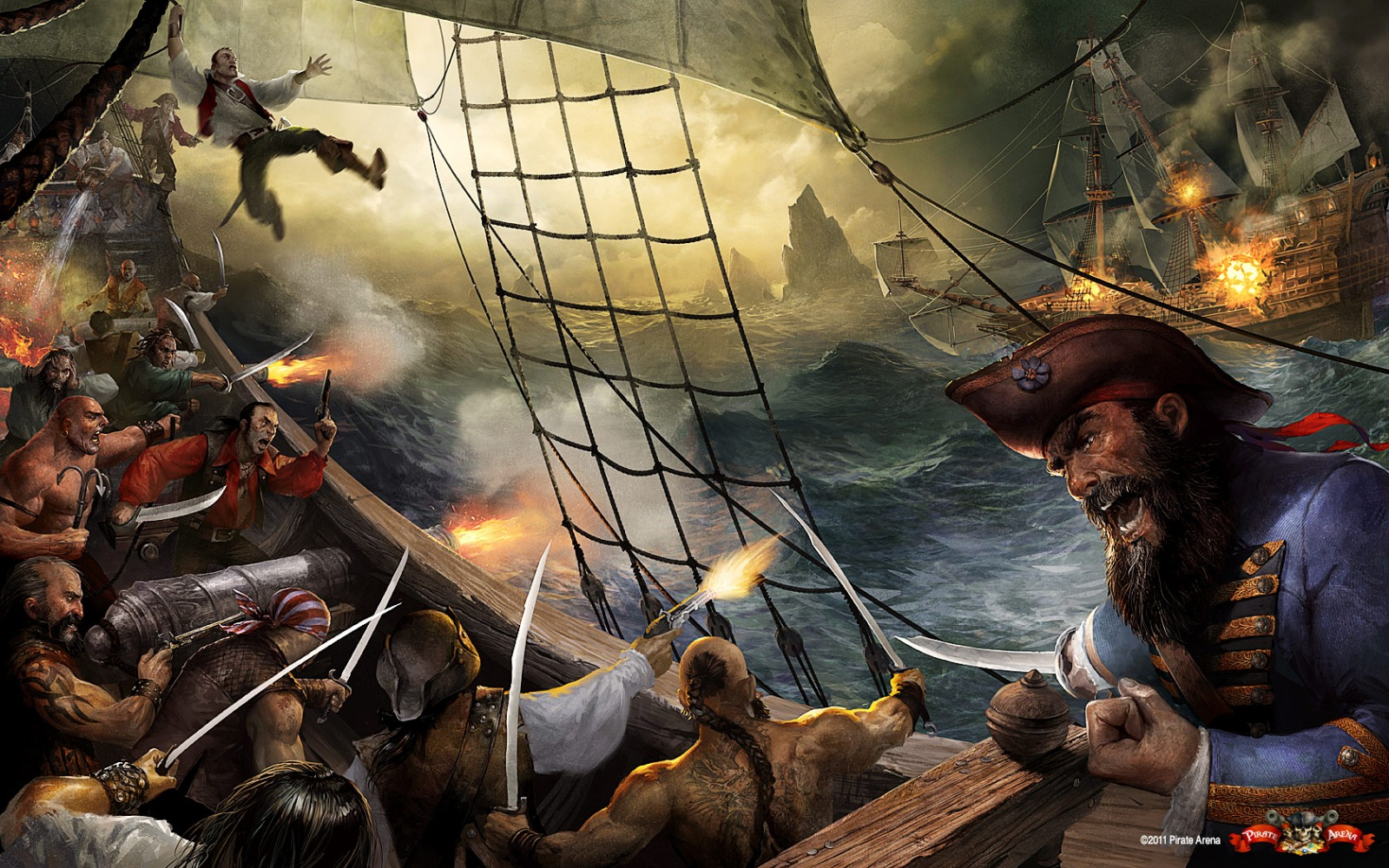 Download mobile wallpaper Fantasy, Pirate for free.