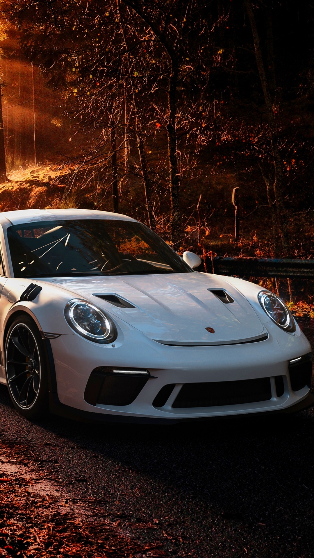 Download mobile wallpaper Porsche, Car, Porsche 911, Porsche 911 Gt3, Porsche 911 Gt3 Rs, Vehicles, White Car for free.