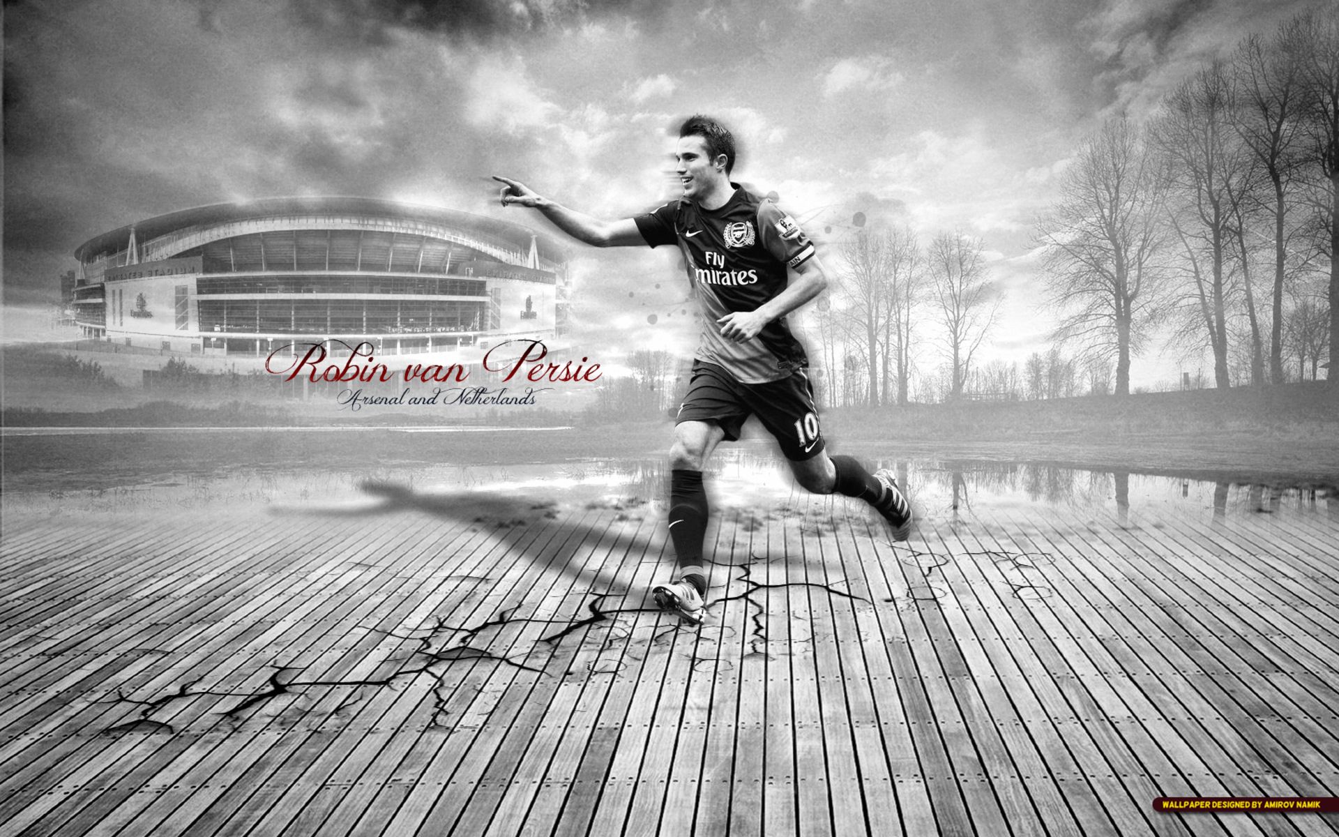 Baixar papel de parede para celular de Esportes, Futebol, Arsenal F C, Robin Van Persie gratuito.