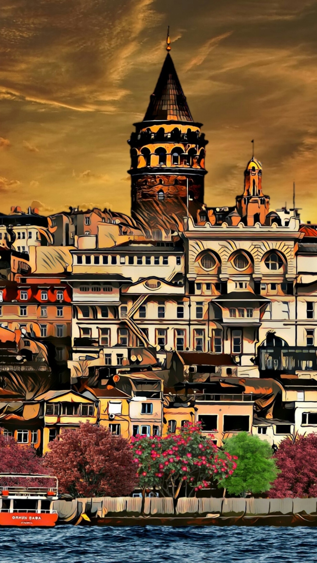 Скачать картинку Города, Город, Здание, Городской Пейзаж, Строительство, Стамбул, Сделано Человеком в телефон бесплатно.