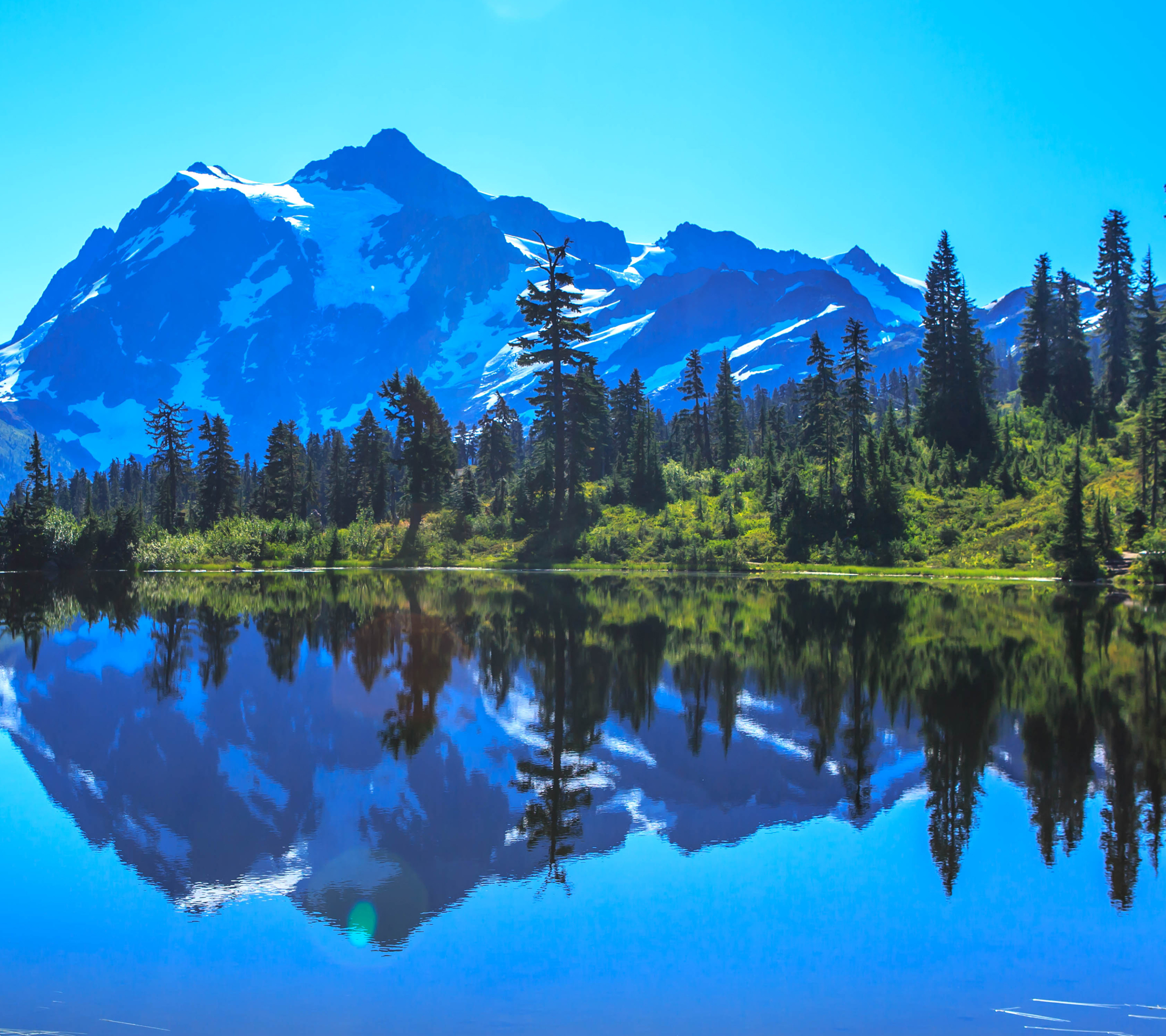 Descarga gratuita de fondo de pantalla para móvil de Naturaleza, Lagos, Montaña, Lago, Reflexión, Tierra/naturaleza, Reflejo.