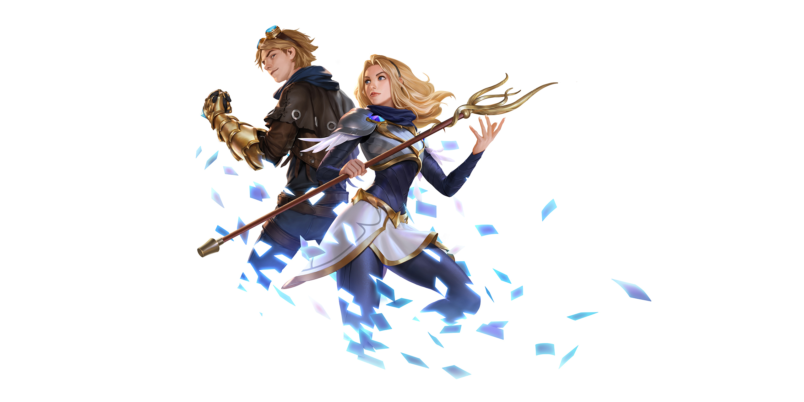 Download mobile wallpaper Video Game, Lux (League Of Legends), Ezreal (League Of Legends), Legends Of Runeterra for free.