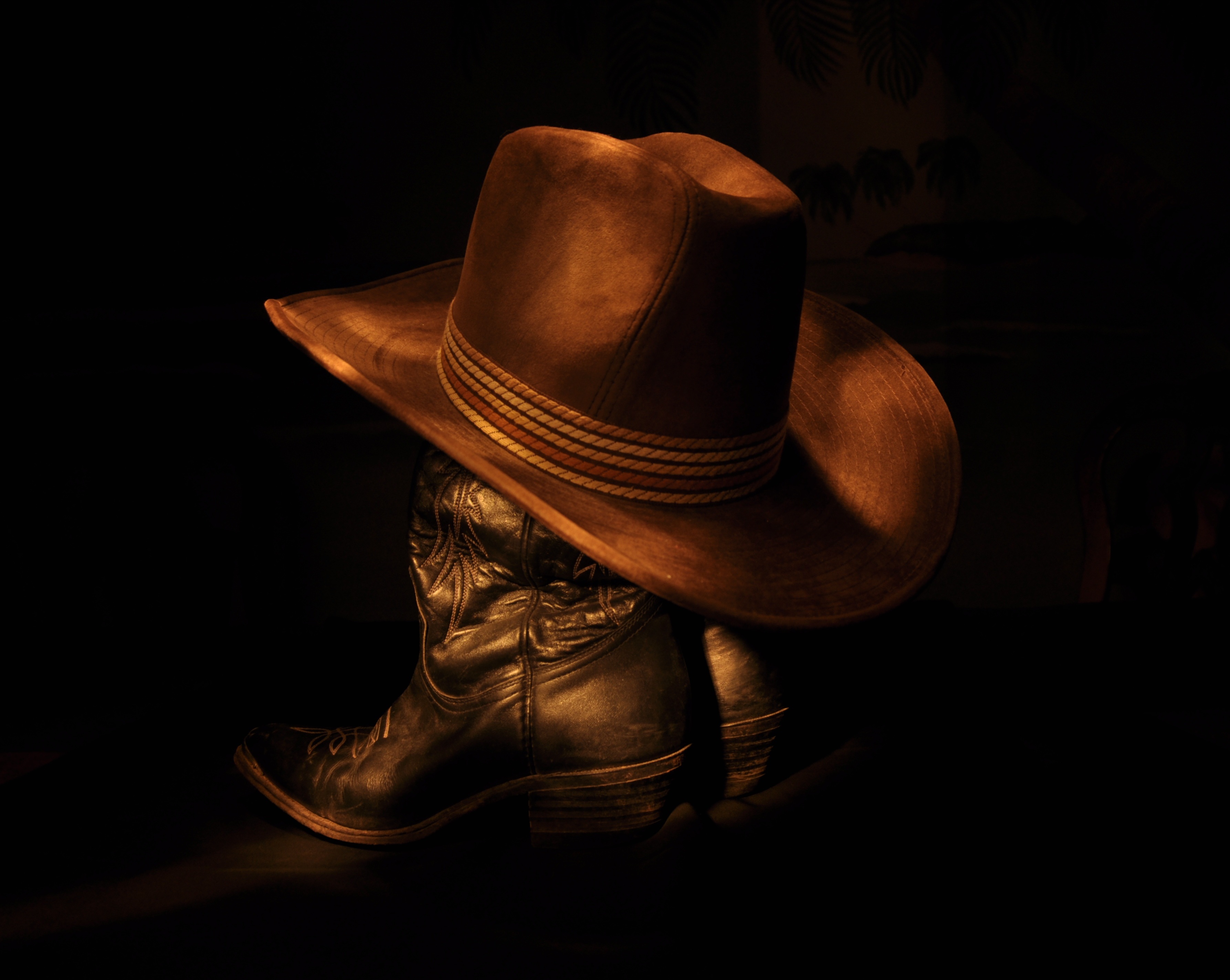 Free download wallpaper Still Life, Boots, Hat, Photography, Cowboy on your PC desktop