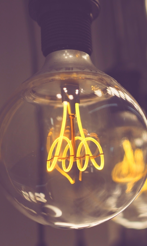 Download mobile wallpaper Close Up, Light Bulb, Man Made, Depth Of Field for free.