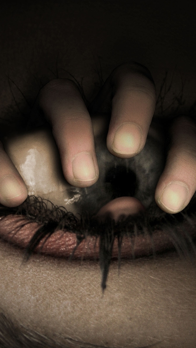 Download mobile wallpaper Dark, Creepy, Eye for free.