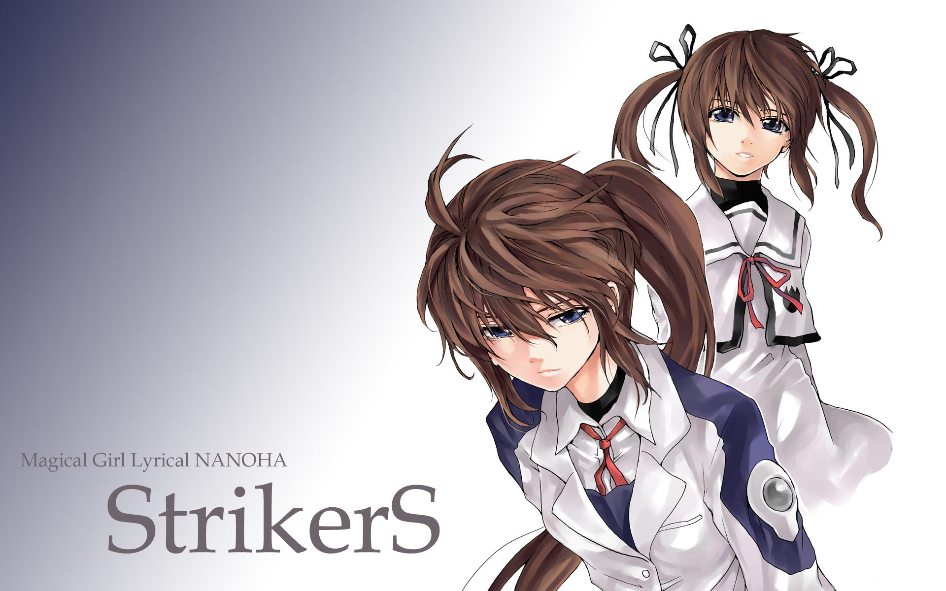 250824 скачать обои аниме, девушка волшебница lyrical nanoha strikers - заставки и картинки бесплатно