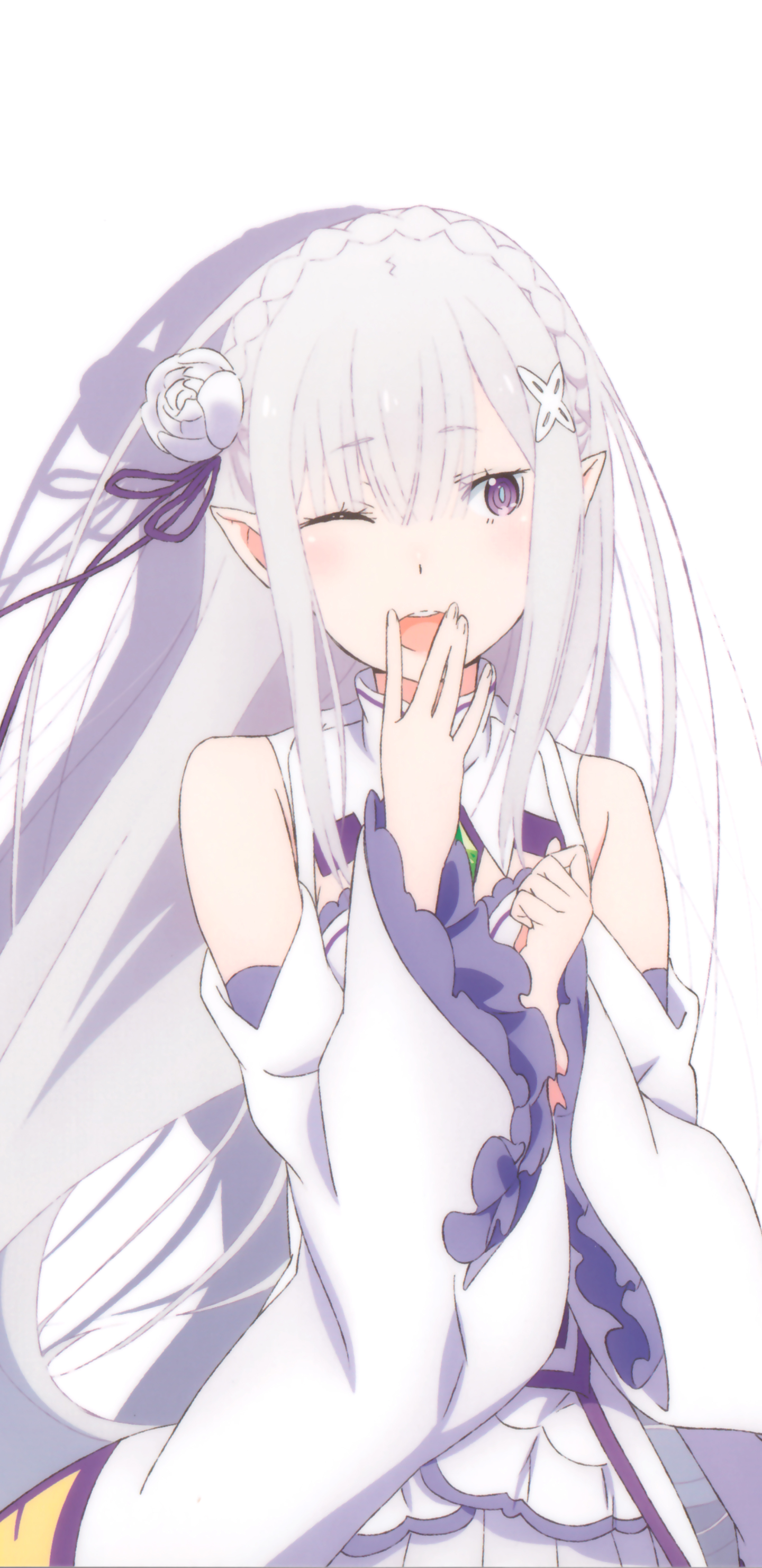 Handy-Wallpaper Animes, Emilia (Re: Zero), Re:zero Das Leben In Einer Anderen Welt Beginnen kostenlos herunterladen.