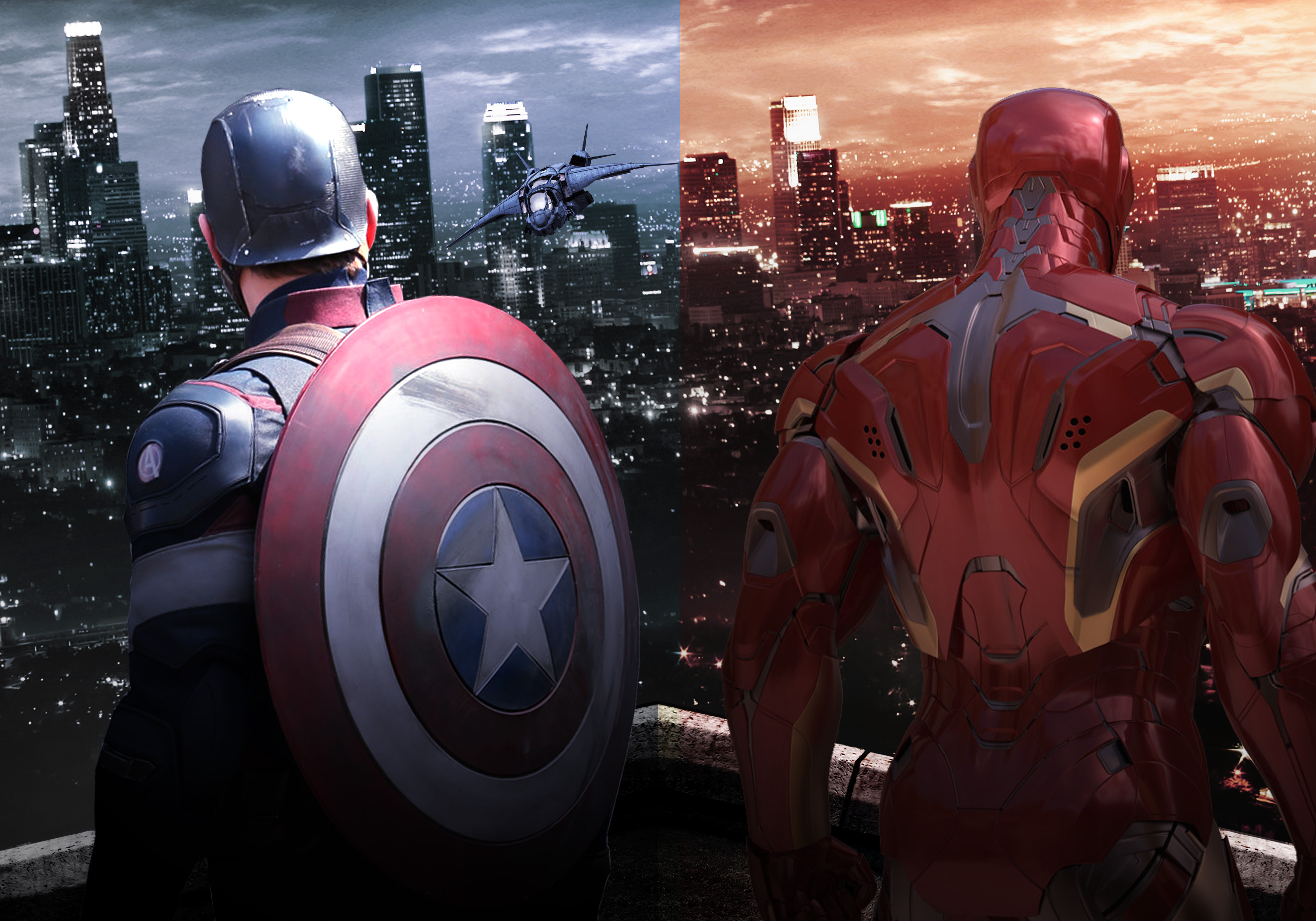 Descarga gratuita de fondo de pantalla para móvil de Películas, Hombre De Acero, Capitan América, Capitán América: Civil War.