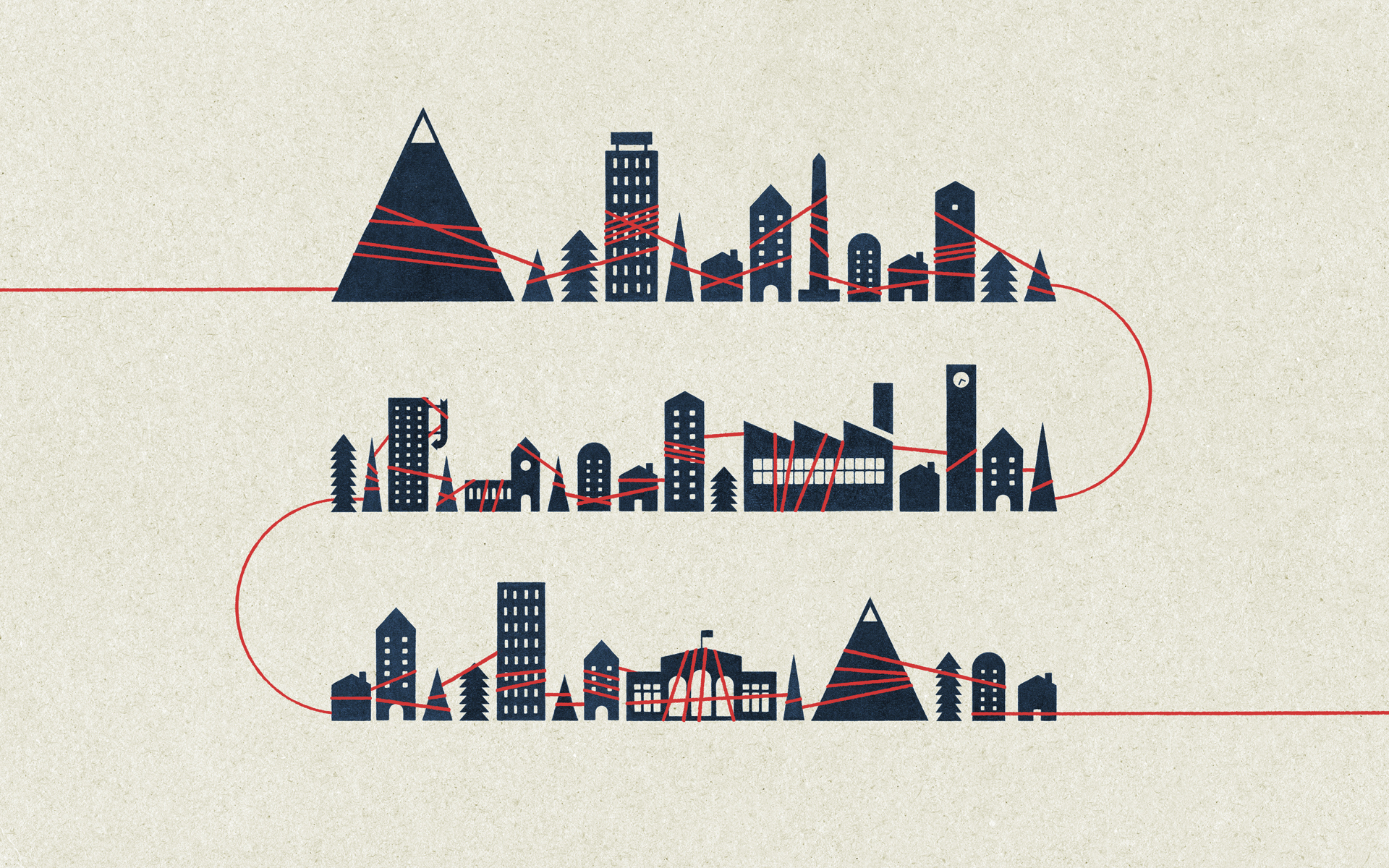 Download mobile wallpaper Vector, Artistic, City for free.
