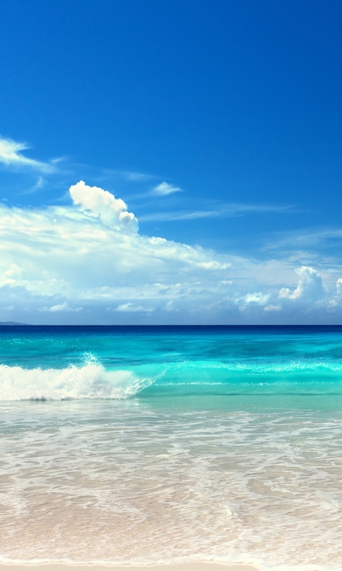 Download mobile wallpaper Sea, Horizon, Ocean, Earth, Wave, Seascape for free.