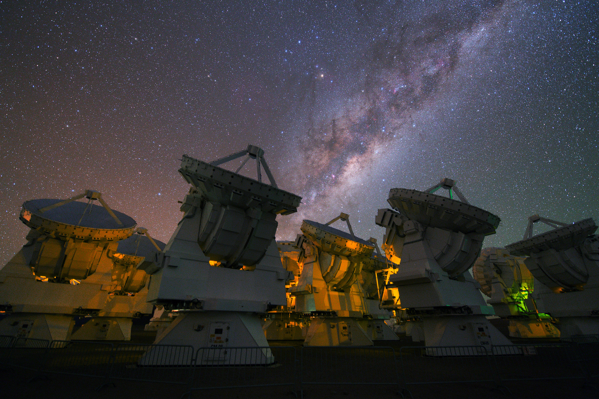 682516壁紙のダウンロードマンメイド, 望遠鏡, 電波望遠鏡の配列, アタカマ砂漠, チリ, eso, 電波望遠鏡-スクリーンセーバーと写真を無料で