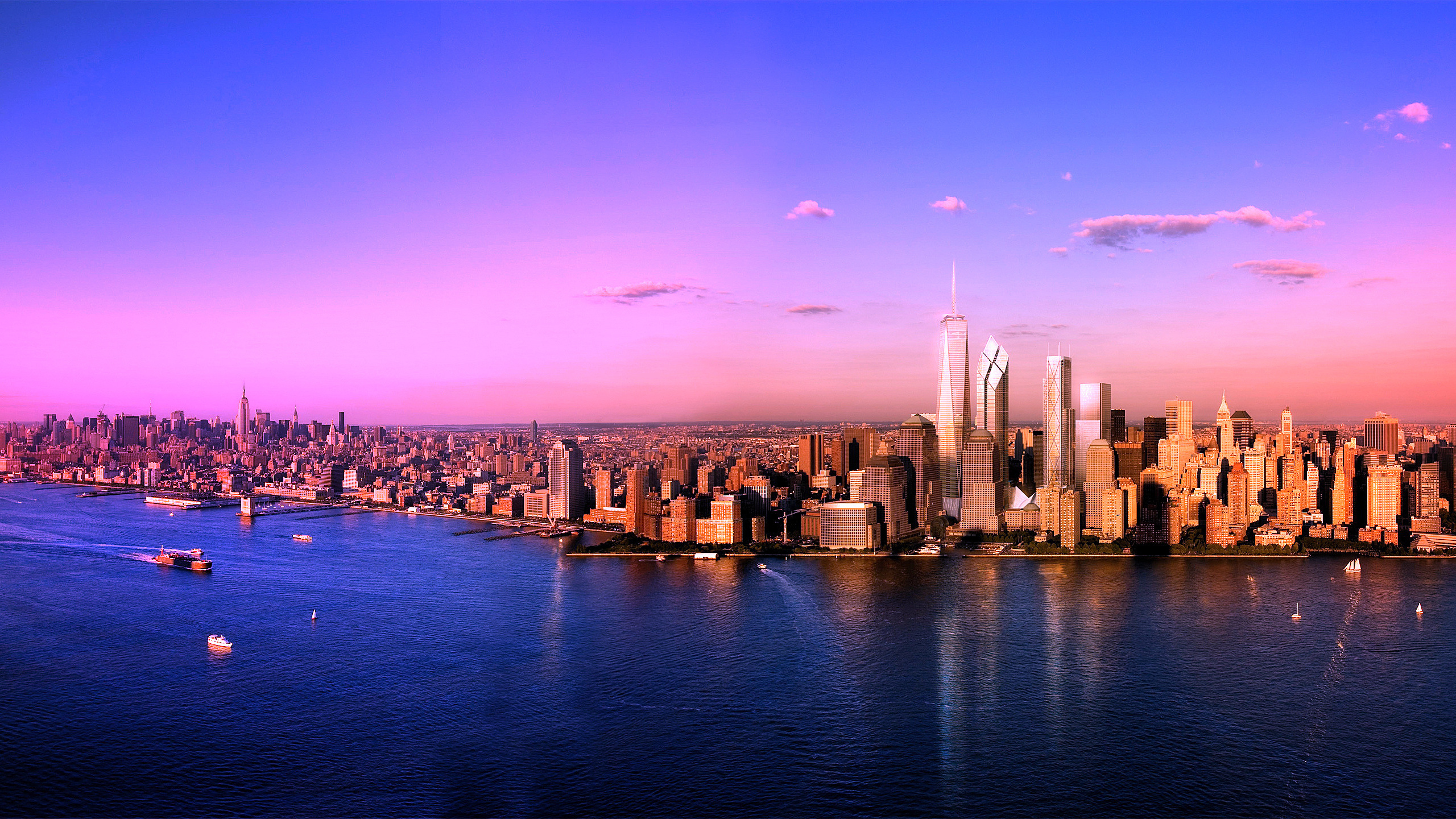 Téléchargez gratuitement l'image Villes, New York, Manhattan, Construction Humaine sur le bureau de votre PC